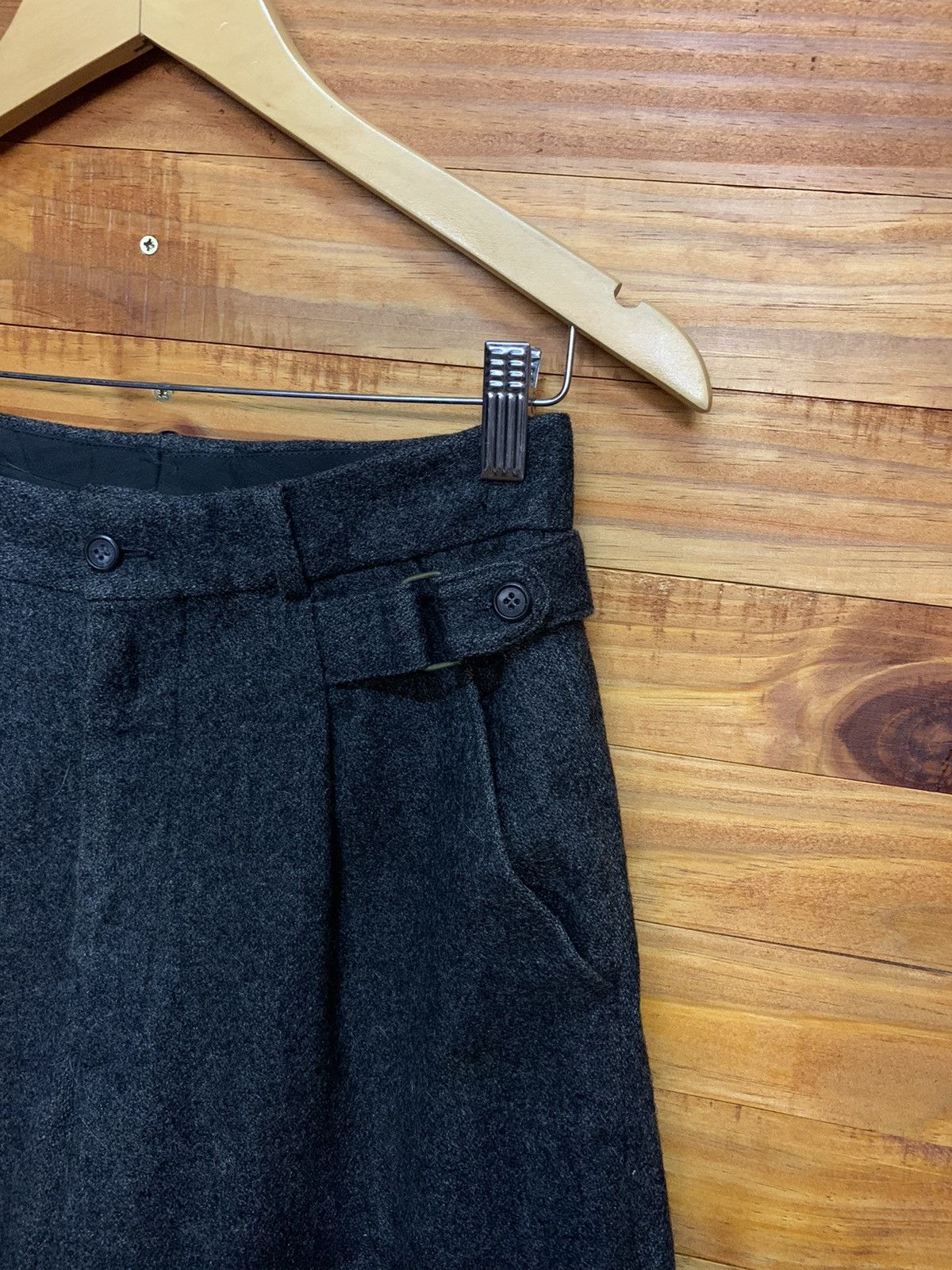 Other Vintage 60s Army Buckle Wool Trouser Pants Size US 27 - 5 Thumbnail