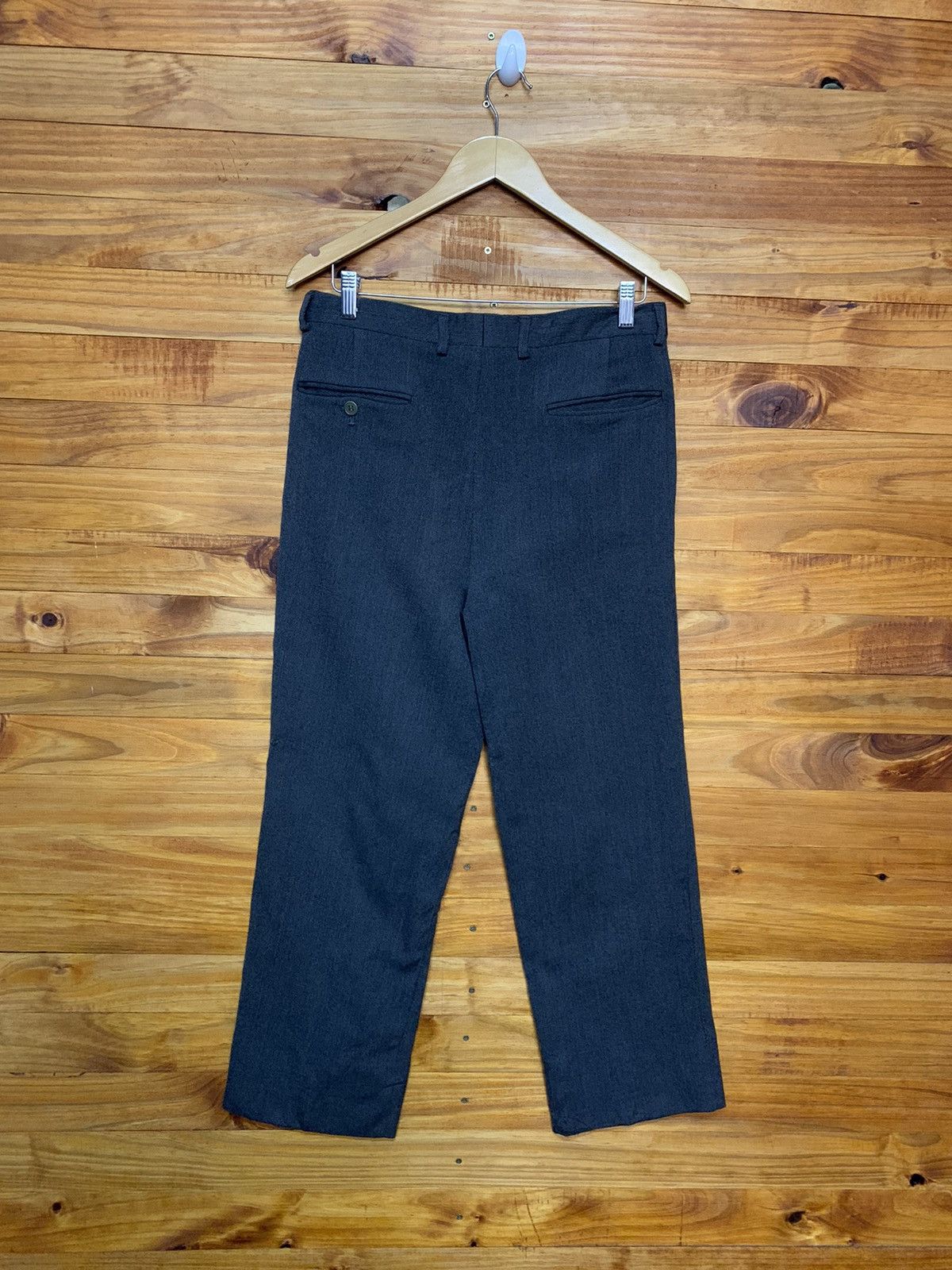 Yves Saint Laurent Vintage Yves Saint Lauren Wool Trouser Pants Size US 30 / EU 46 - 5 Thumbnail