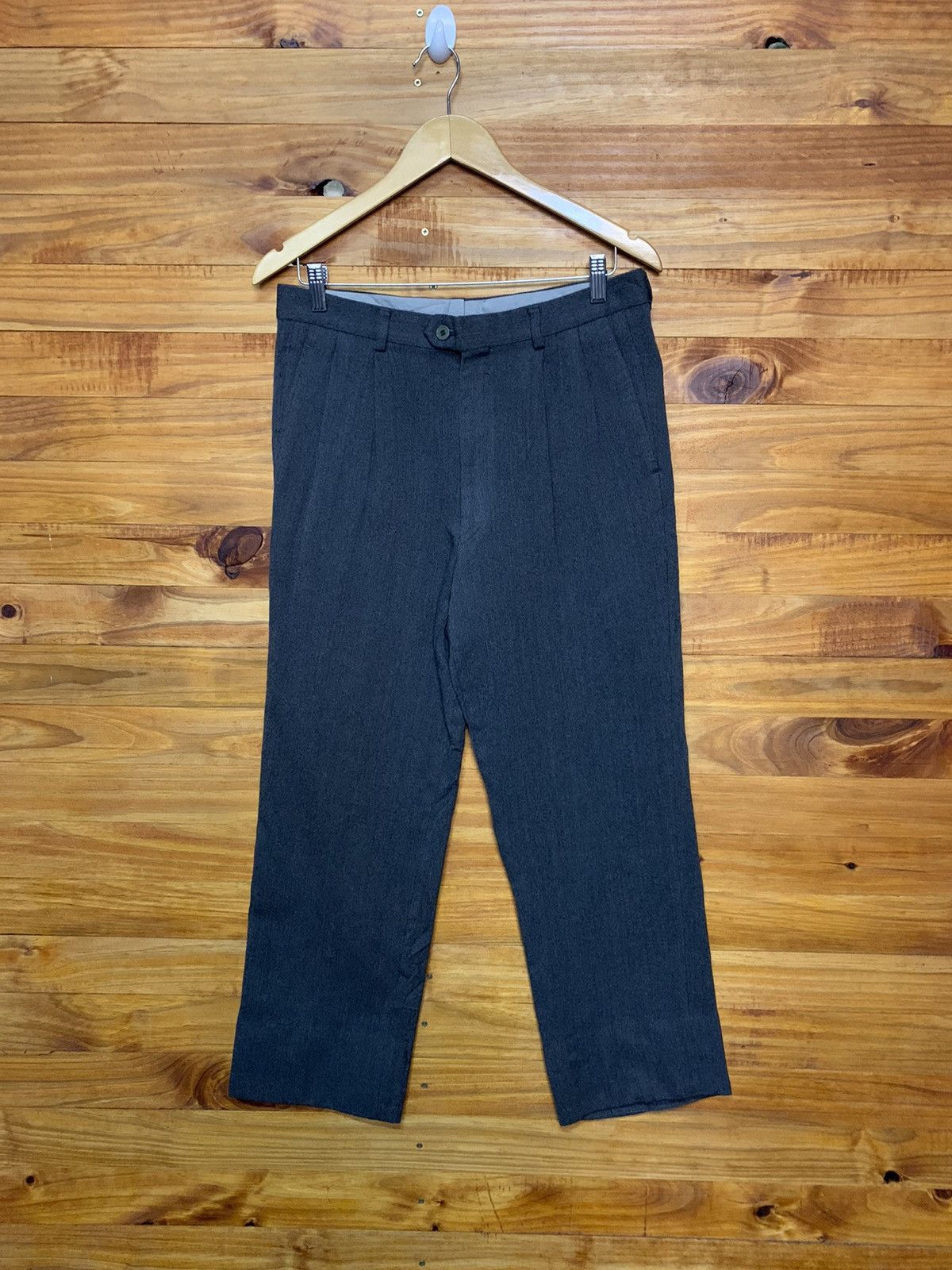 Yves Saint Laurent Vintage Yves Saint Lauren Wool Trouser Pants Size US 30 / EU 46 - 1 Thumbnail