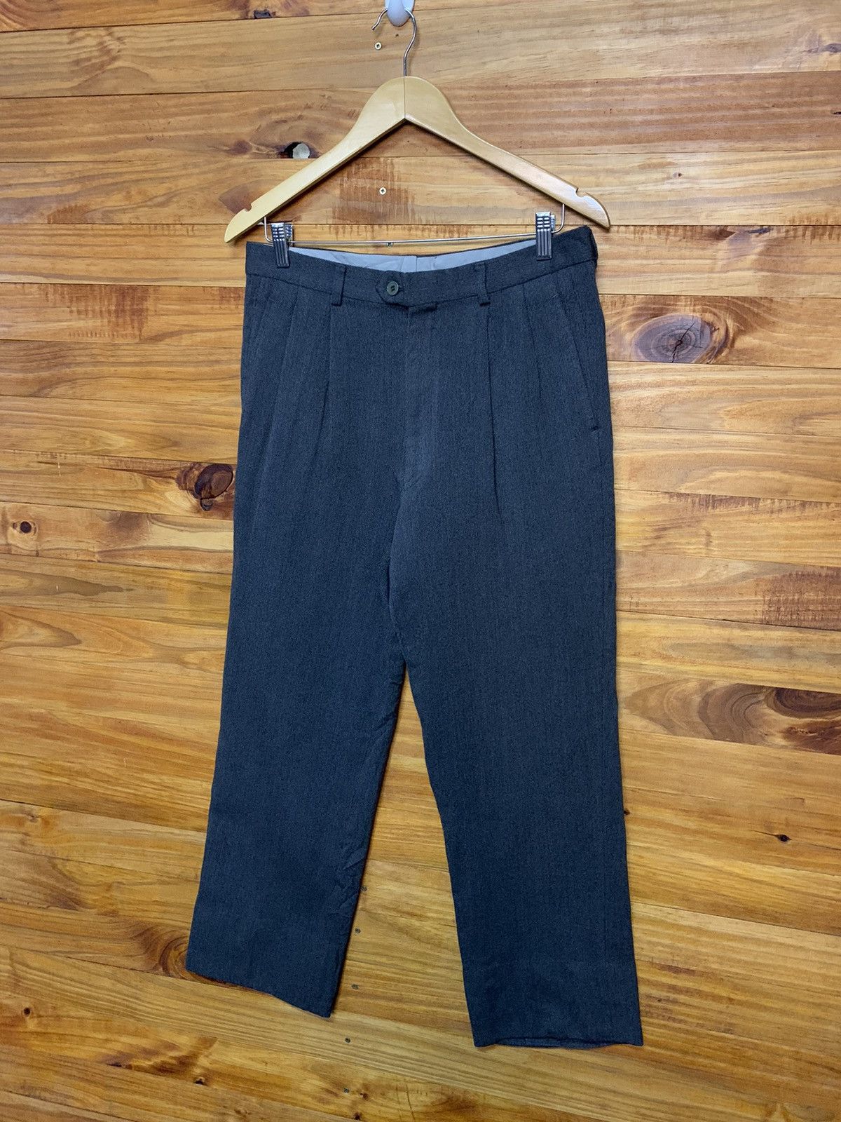 Yves Saint Laurent Vintage Yves Saint Lauren Wool Trouser Pants Size US 30 / EU 46 - 3 Thumbnail