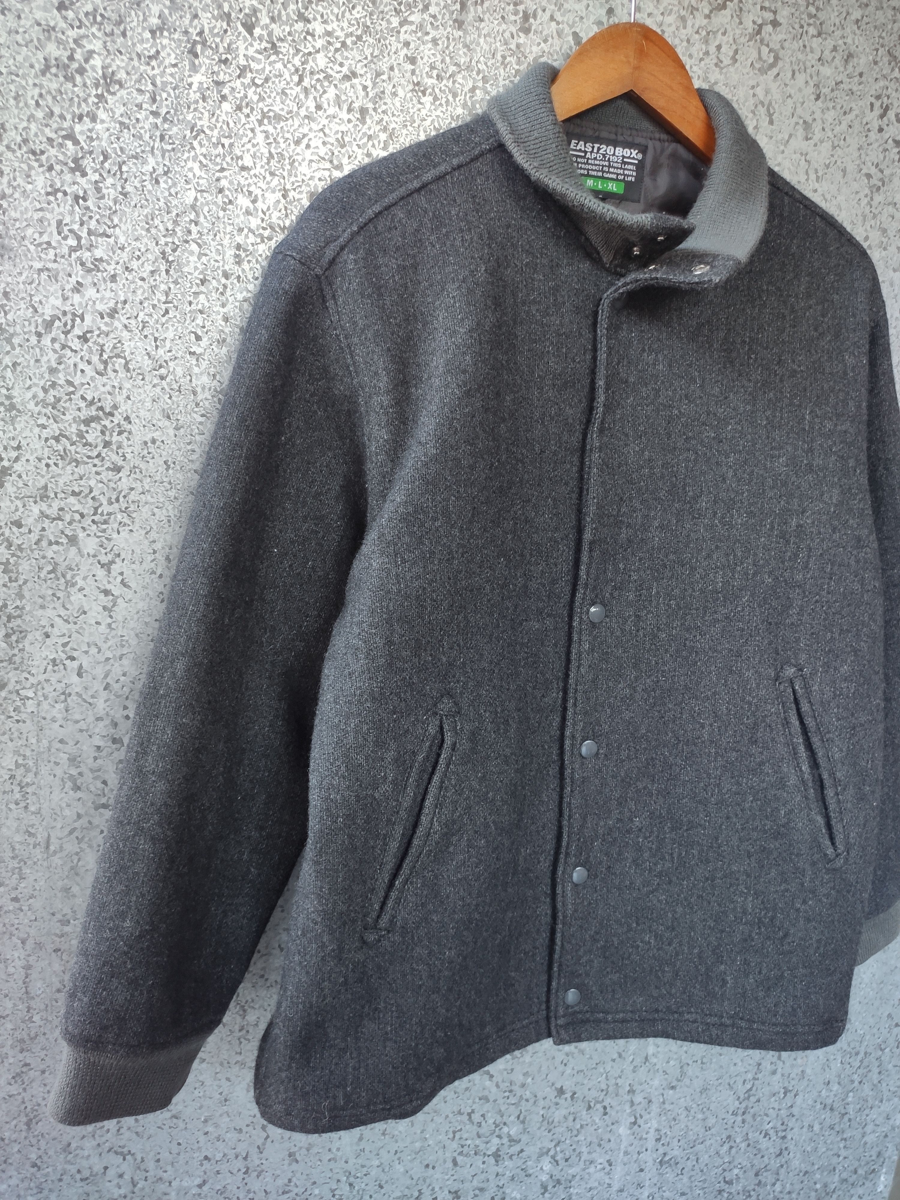 Japanese Brand East 20 Box Button Jacket Size US L / EU 52-54 / 3 - 2 Thumbnail