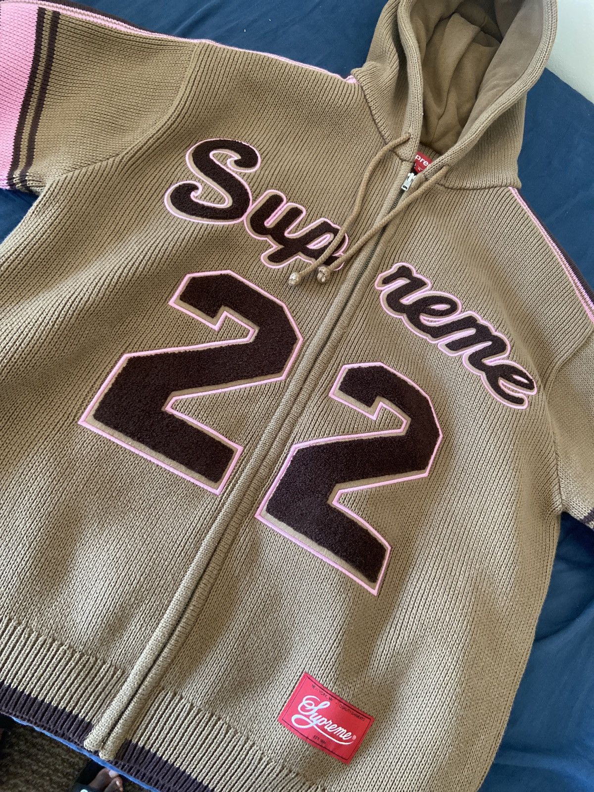 Spring 22 Supreme Zip Up Hoodie