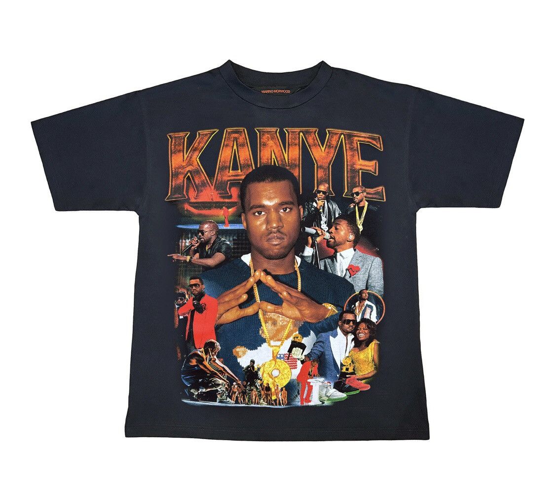 Kanye West Marino Morwood Vintage 2024 Style Rap Tee Shirt Size XL