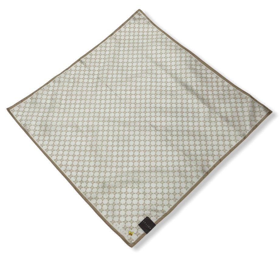 Celine CELINE Iconic Monogram Butterfly Embroidery Neckerchief Size ONE SIZE - 7 Thumbnail