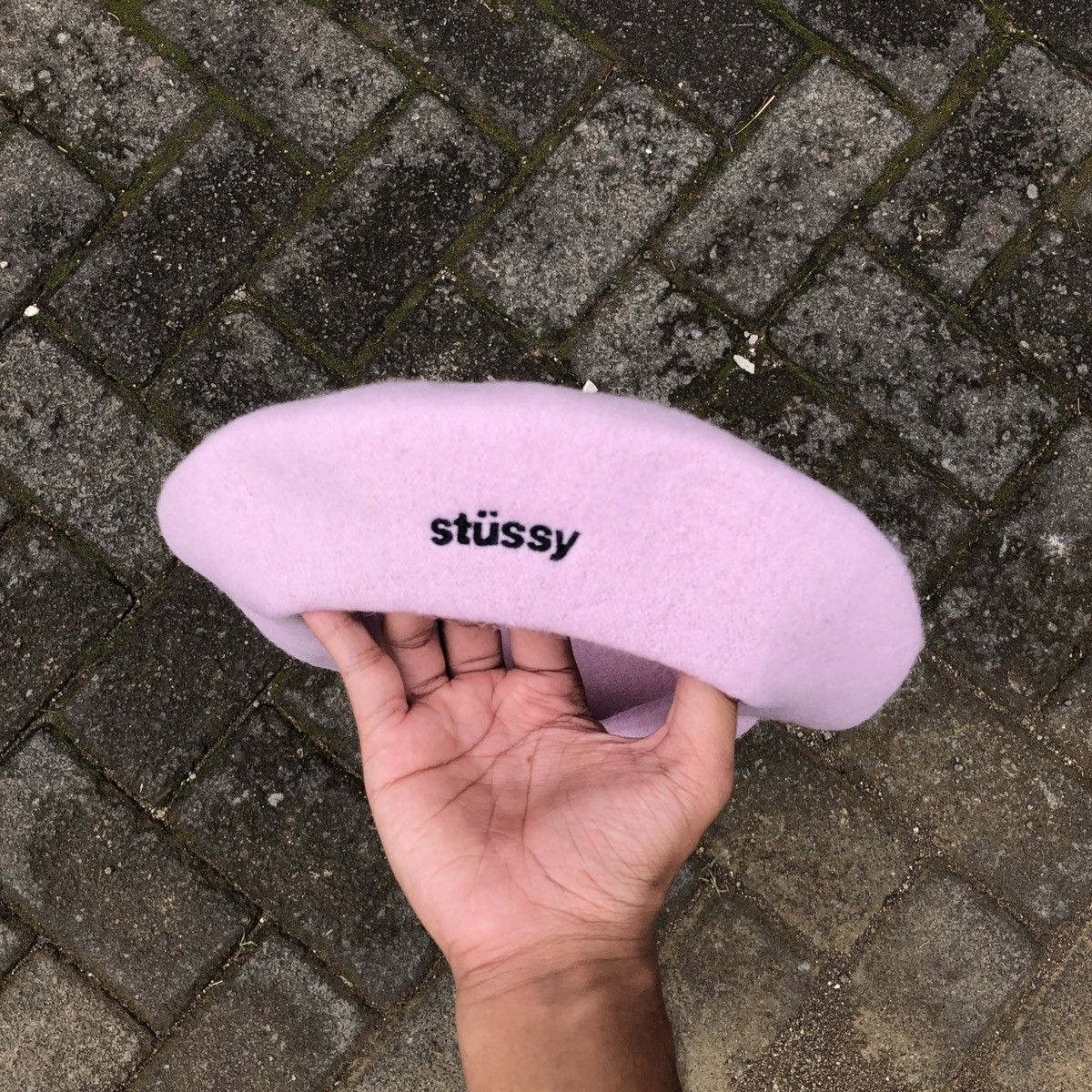 Stussy lavender beret Other Designers Vintage - BERET HAT LAVENDER M/L  main image 2