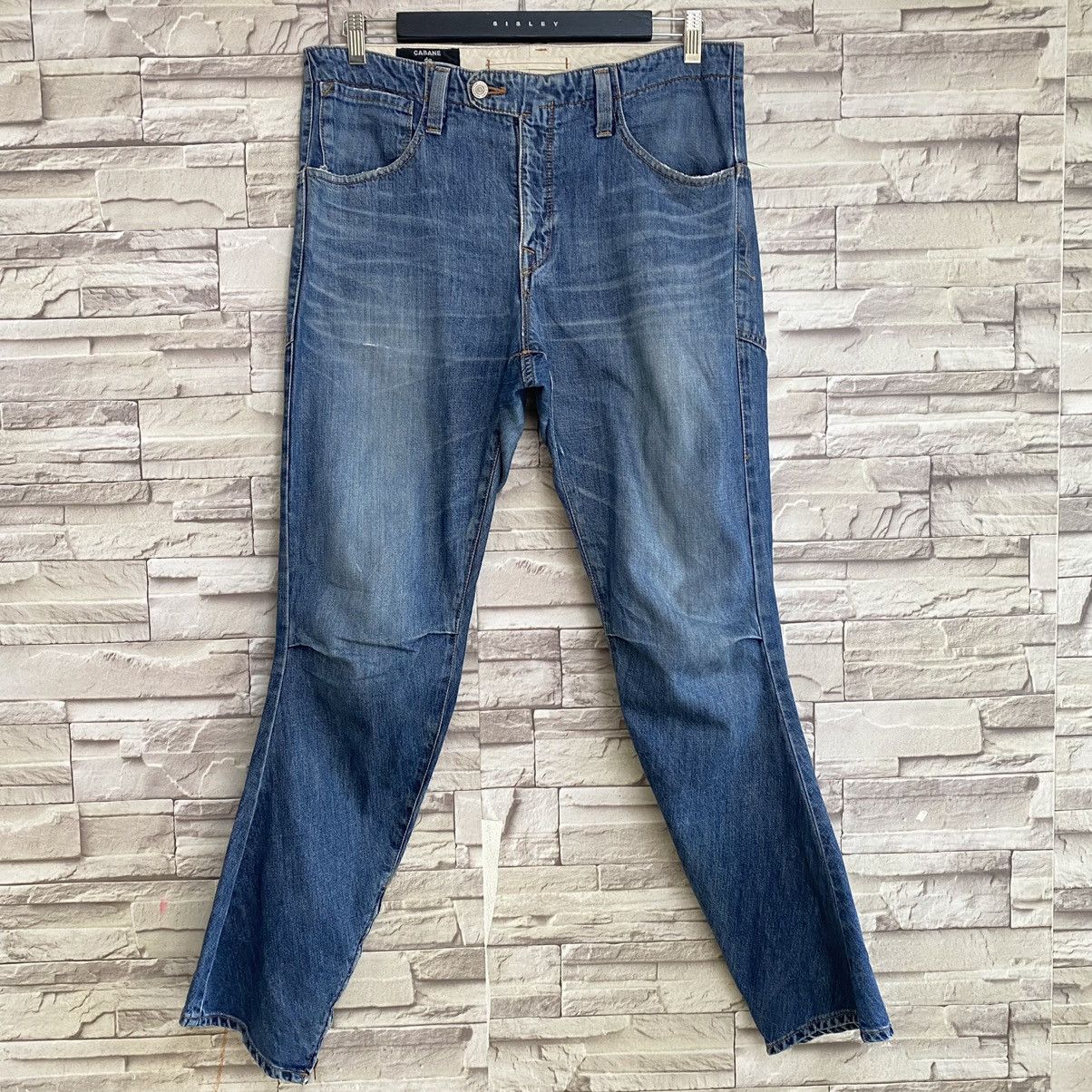 CABANE de ZUCCa Cabane De Zucca Denim Assymetrical Pants Zipper Size US 34 / EU 50 - 3 Thumbnail