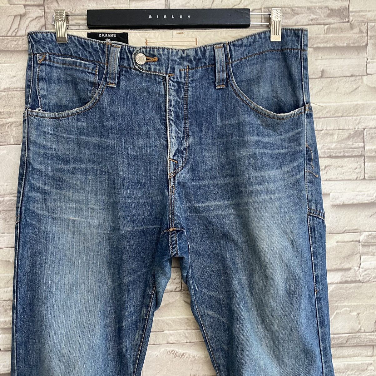 CABANE de ZUCCa Cabane De Zucca Denim Assymetrical Pants Zipper Size US 34 / EU 50 - 4 Thumbnail