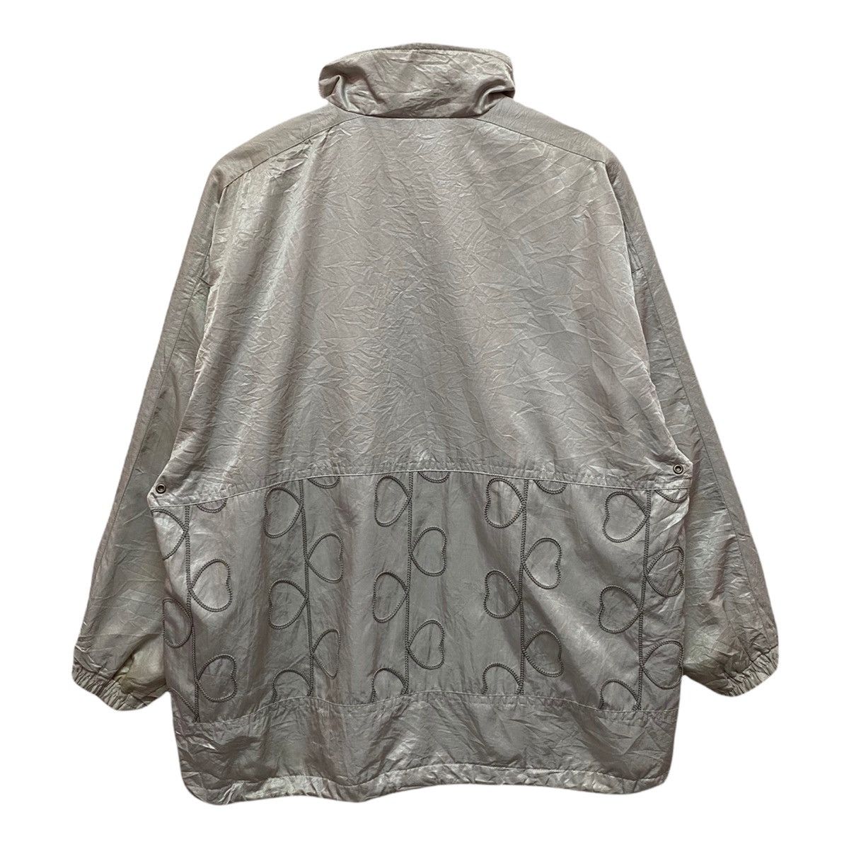 Courreges × Designer ARCHIVE COURREGES HOMME PARIS SPORT FUTURE SILVER JACKET Size US L / EU 52-54 / 3 - 4 Thumbnail