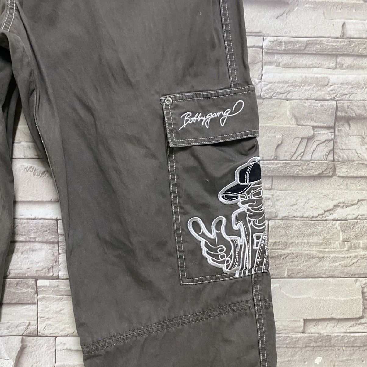 Japanese Brand Vintage Bobby Gang Baggy Skater Pants Size US 32 / EU 48 - 5 Thumbnail