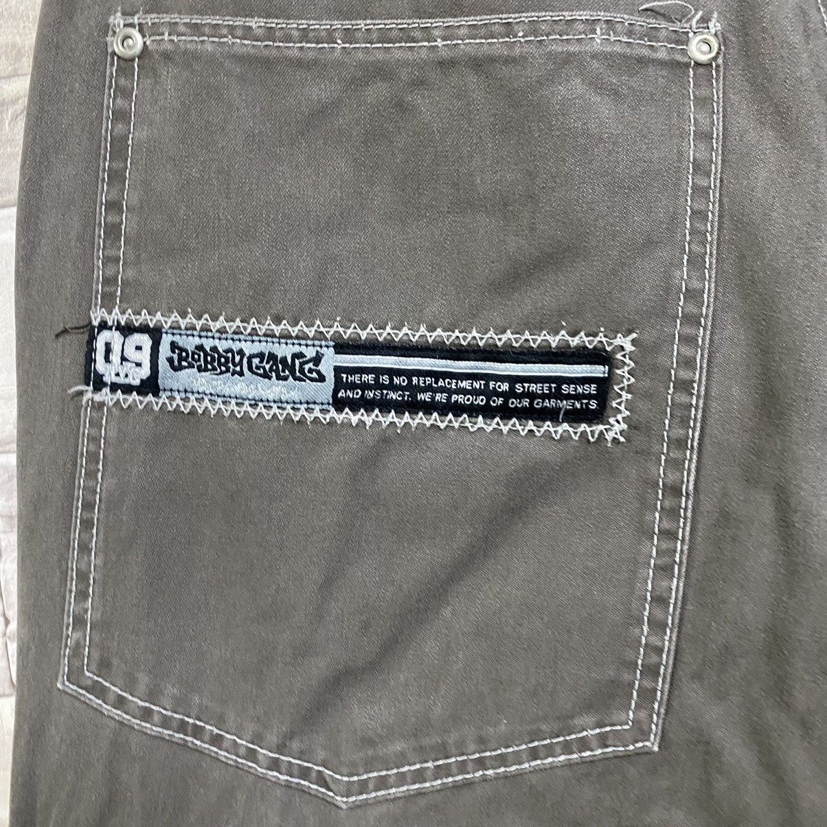 Japanese Brand Vintage Bobby Gang Baggy Skater Pants Size US 32 / EU 48 - 14 Thumbnail