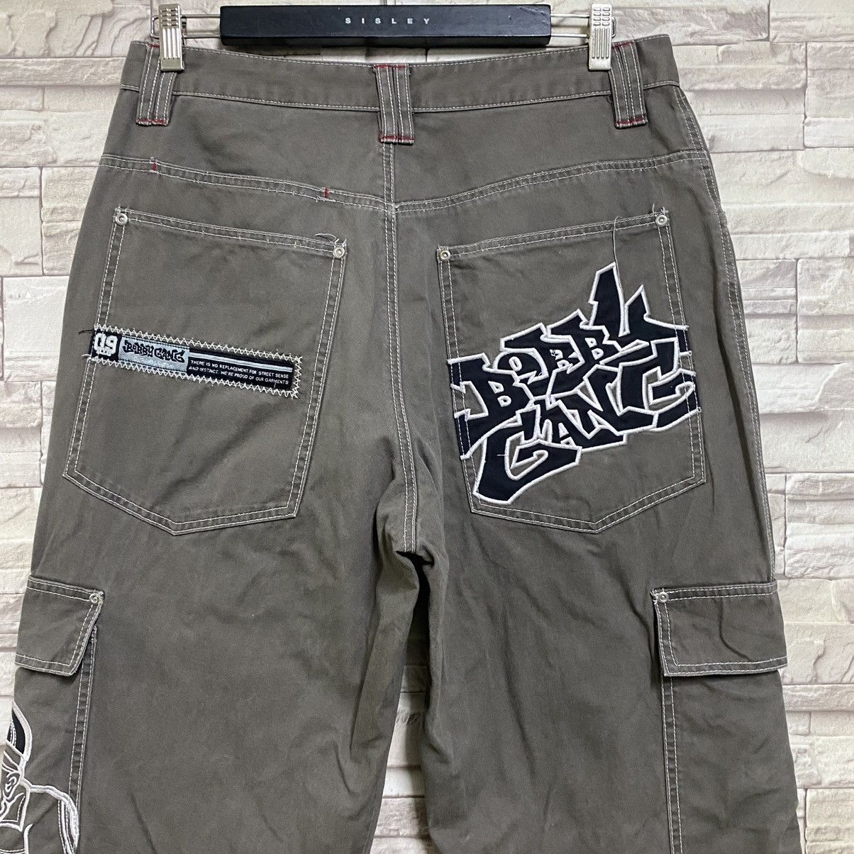 Japanese Brand Vintage Bobby Gang Baggy Skater Pants Size US 32 / EU 48 - 10 Thumbnail
