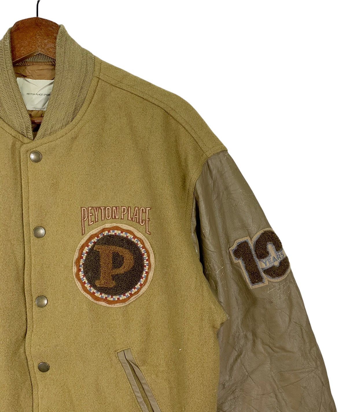 PPFM Vintage Peyton Place For Men PPFM Varsity Leather Jacket Size US M / EU 48-50 / 2 - 6 Thumbnail