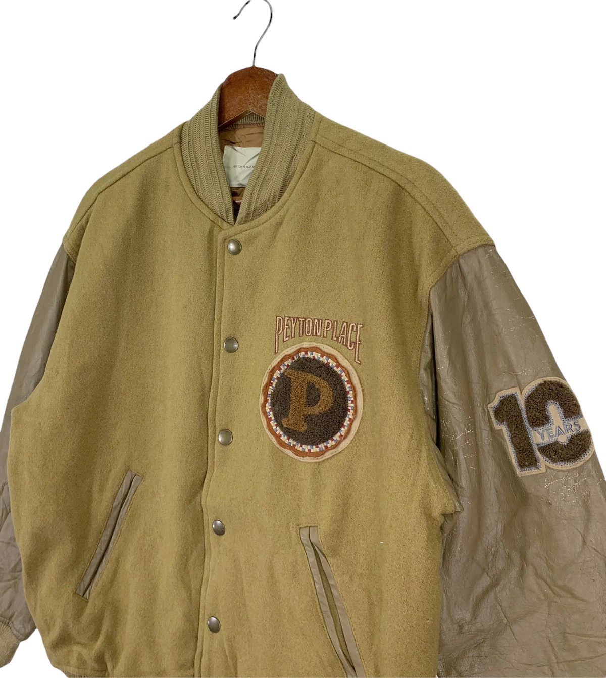 PPFM Vintage Peyton Place For Men PPFM Varsity Leather Jacket Size US M / EU 48-50 / 2 - 5 Thumbnail