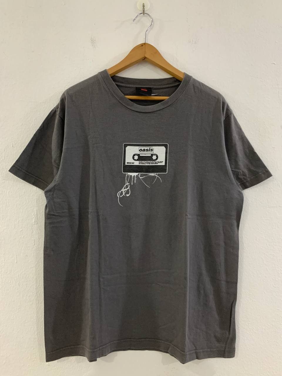 Vintage 2000s Oasis Cassette Tape Britpop Band Tee