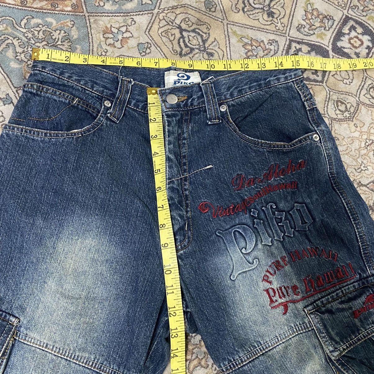 Japanese Brand PIKO Denim Cargo Pants Size US 30 / EU 46 - 15 Thumbnail