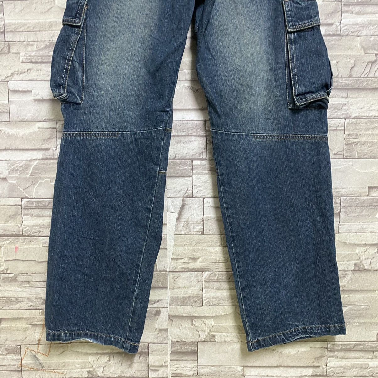 Japanese Brand PIKO Denim Cargo Pants Size US 30 / EU 46 - 13 Thumbnail