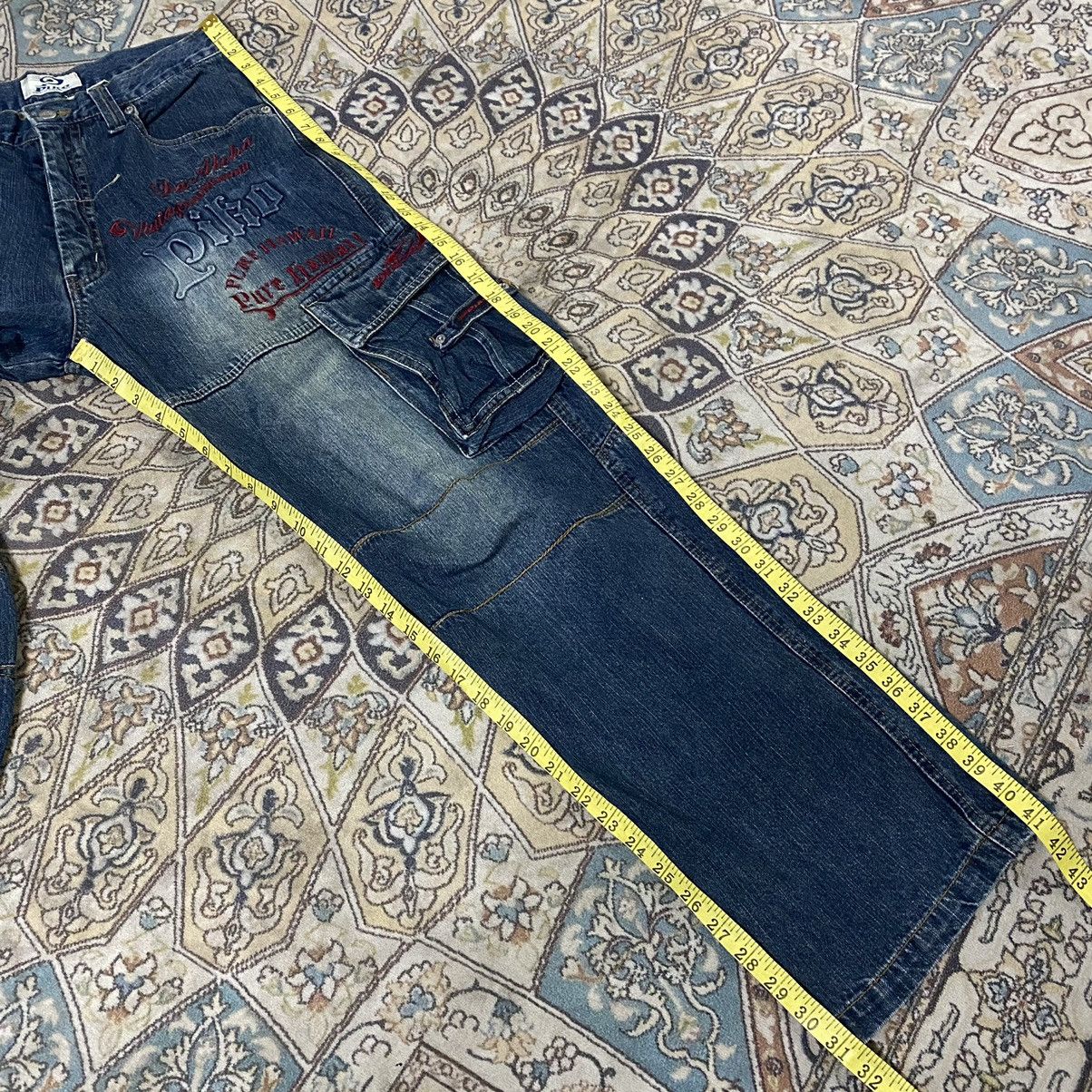 Japanese Brand PIKO Denim Cargo Pants Size US 30 / EU 46 - 16 Thumbnail