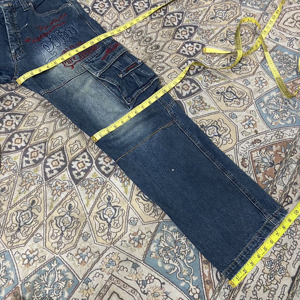 Japanese Brand PIKO Denim Cargo Pants Size US 30 / EU 46 - 17 Thumbnail