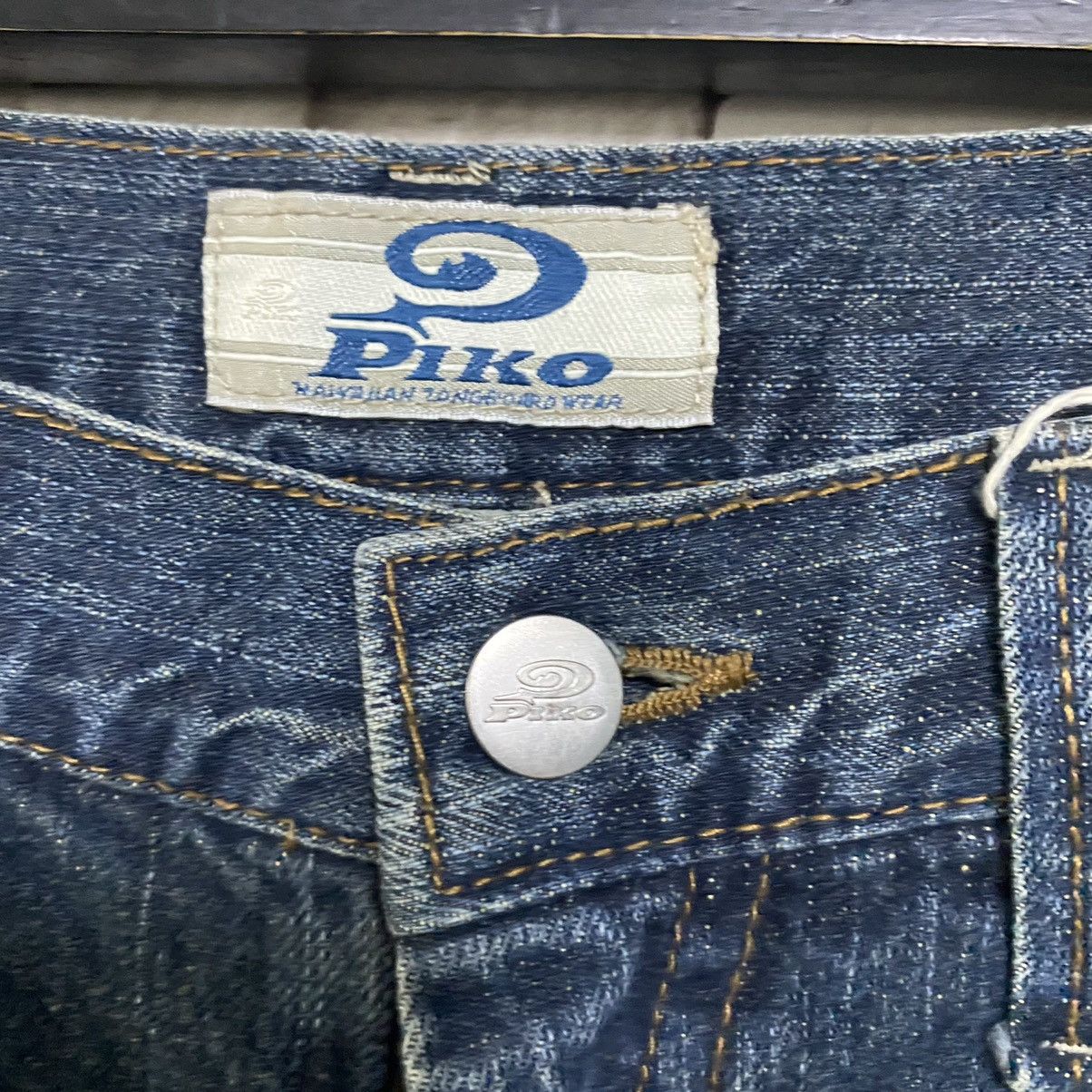 Japanese Brand PIKO Denim Cargo Pants Size US 30 / EU 46 - 10 Thumbnail