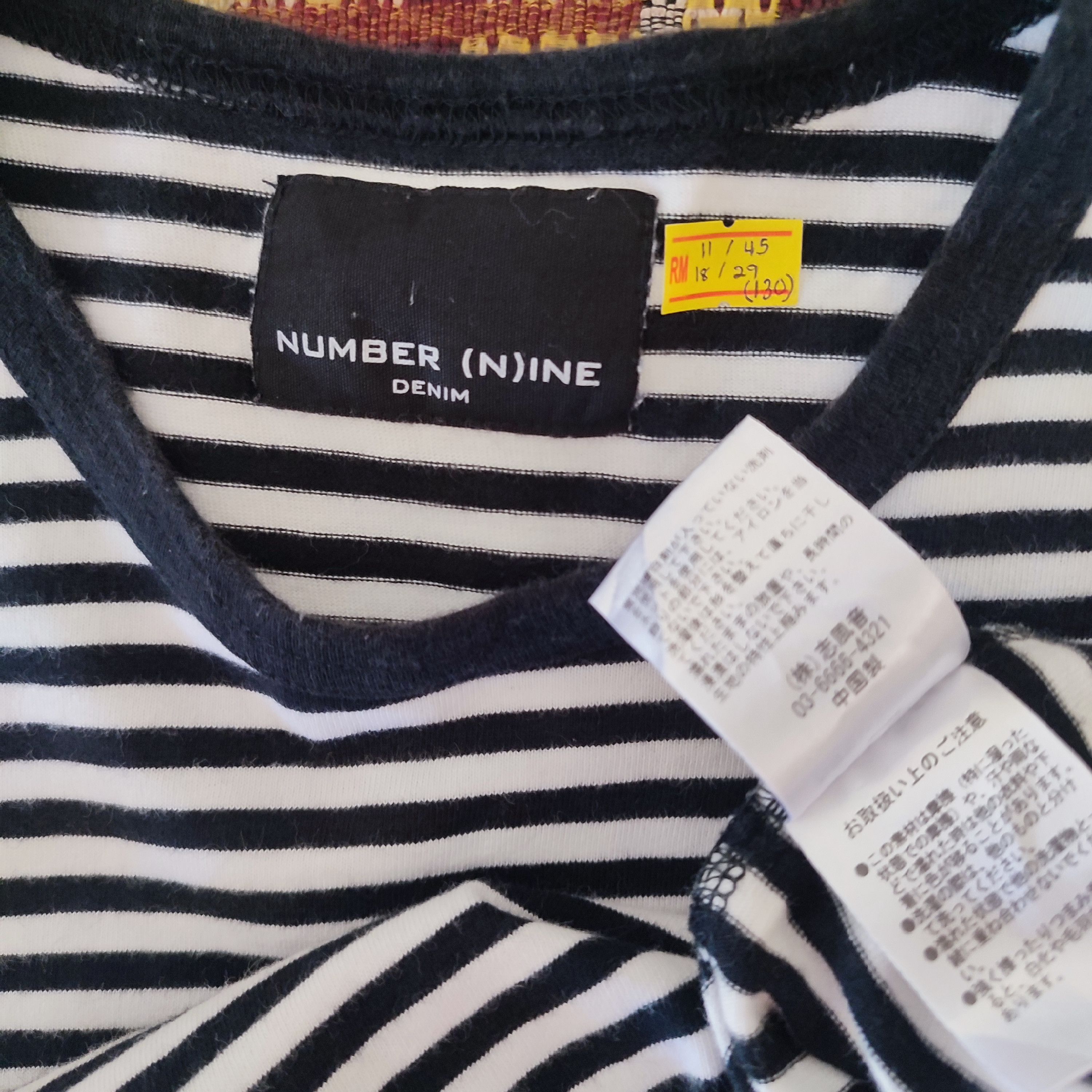 Japanese Brand × Number (N)ine × Vintage Vintage Number Nine Japanese Brand Long Tshirt Size US S / EU 44-46 / 1 - 3 Thumbnail