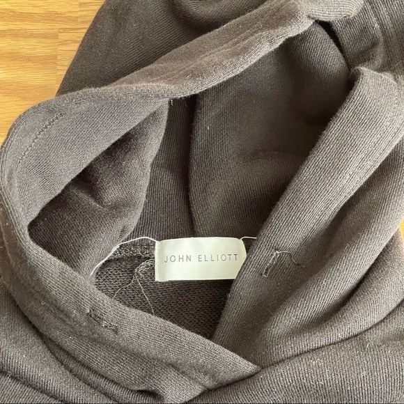 John Elliott NEW JOHN ELLIOTT BEACH MEN'S BLACK HOODIE SZ 1 / SMALL Size US S / EU 44-46 / 1 - 9 Thumbnail