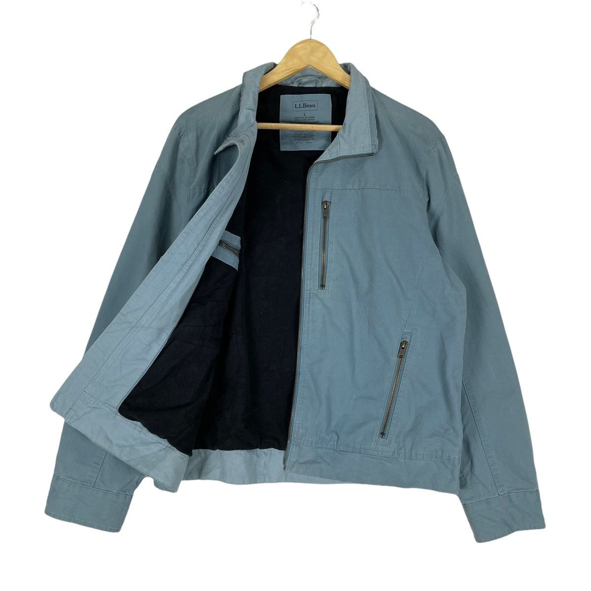 L.L. Bean ❄️LL BEAN HERRINGTON ZIPPER JACKET Size US L / EU 52-54 / 3 - 6 Thumbnail