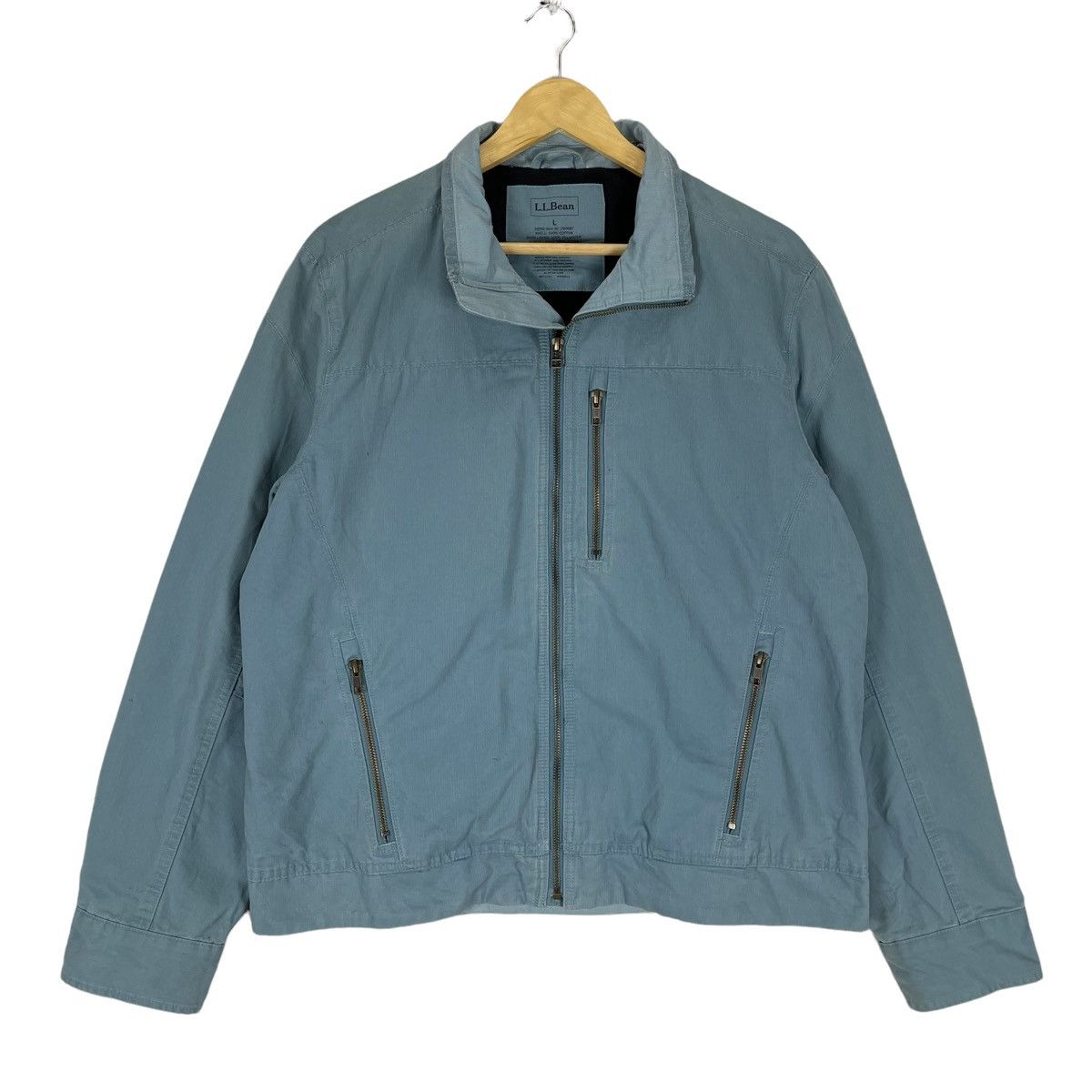L.L. Bean ❄️LL BEAN HERRINGTON ZIPPER JACKET Size US L / EU 52-54 / 3 - 1 Thumbnail