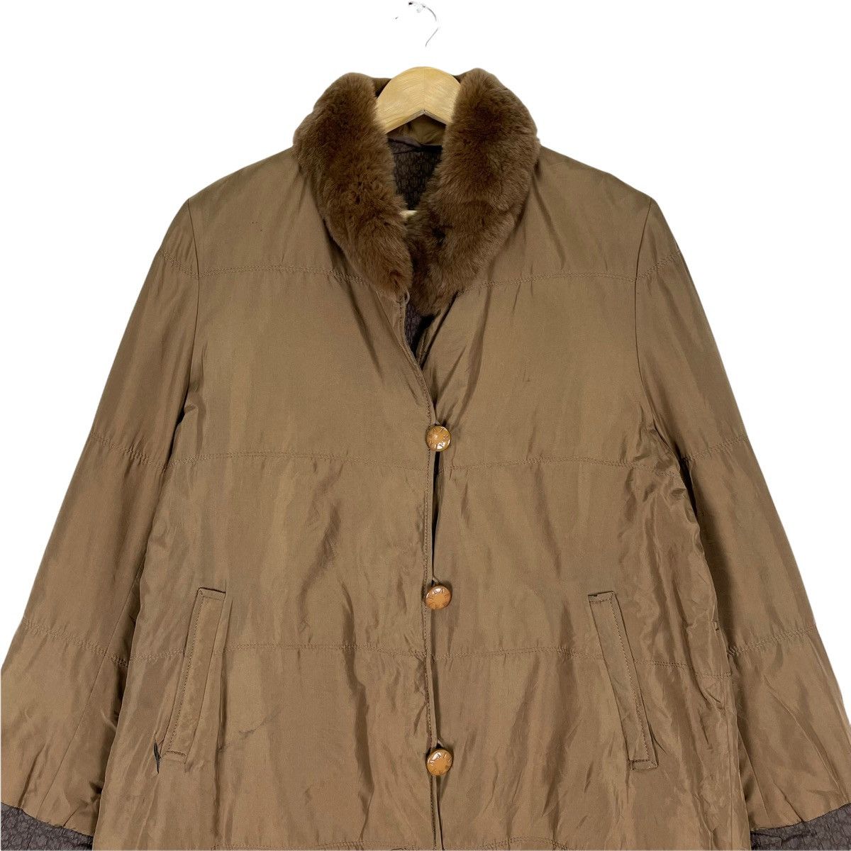 Balmain 🔥BALMAIN REVERSIBLE FAUX FUR COLLAR JACKET Size M / US 6-8 / IT 42-44 - 2 Thumbnail