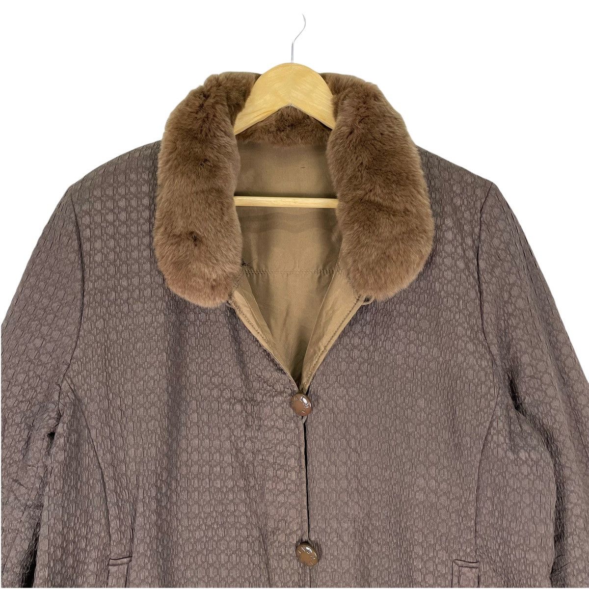 Balmain 🔥BALMAIN REVERSIBLE FAUX FUR COLLAR JACKET Size M / US 6-8 / IT 42-44 - 9 Thumbnail