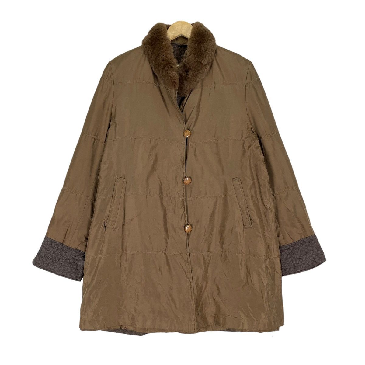 Balmain 🔥BALMAIN REVERSIBLE FAUX FUR COLLAR JACKET Size M / US 6-8 / IT 42-44 - 1 Thumbnail