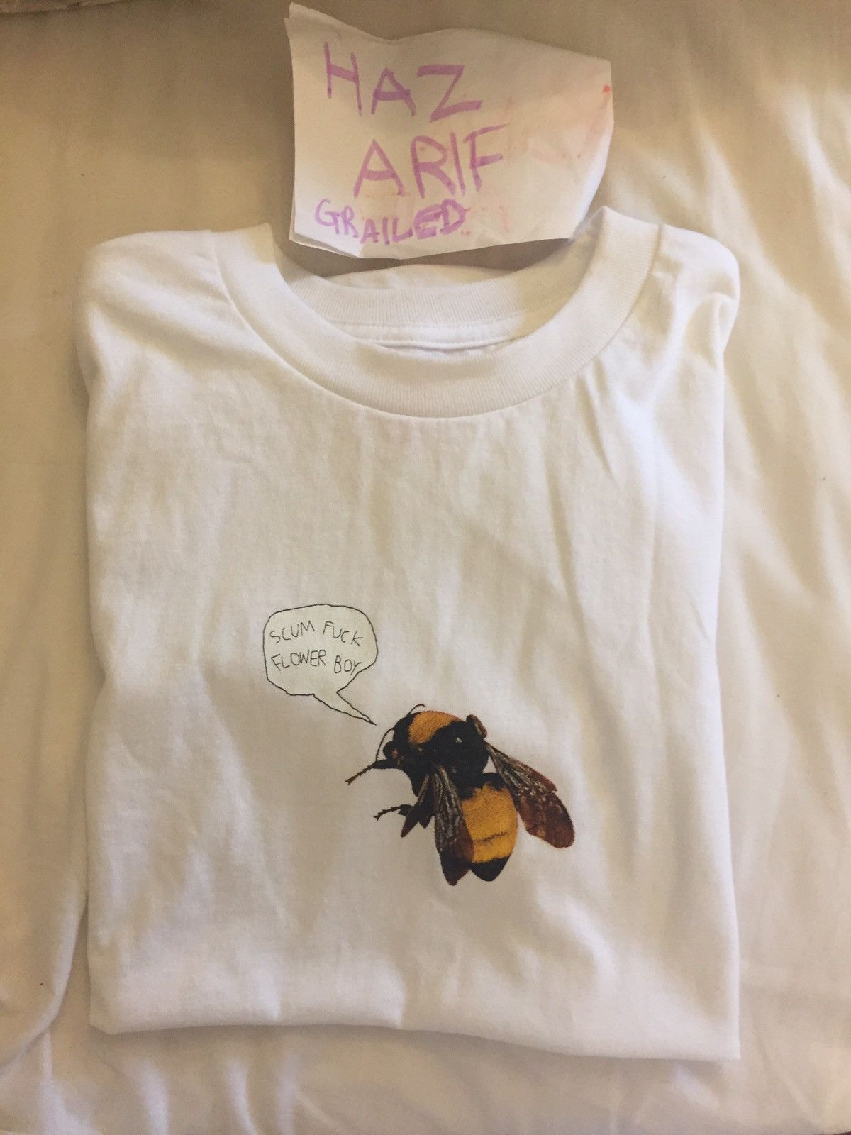 Flower boy 2025 bee shirt