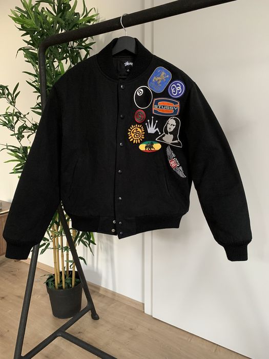 Stussy SS22 Stüssy Souvenir Stadium Bomber | Grailed