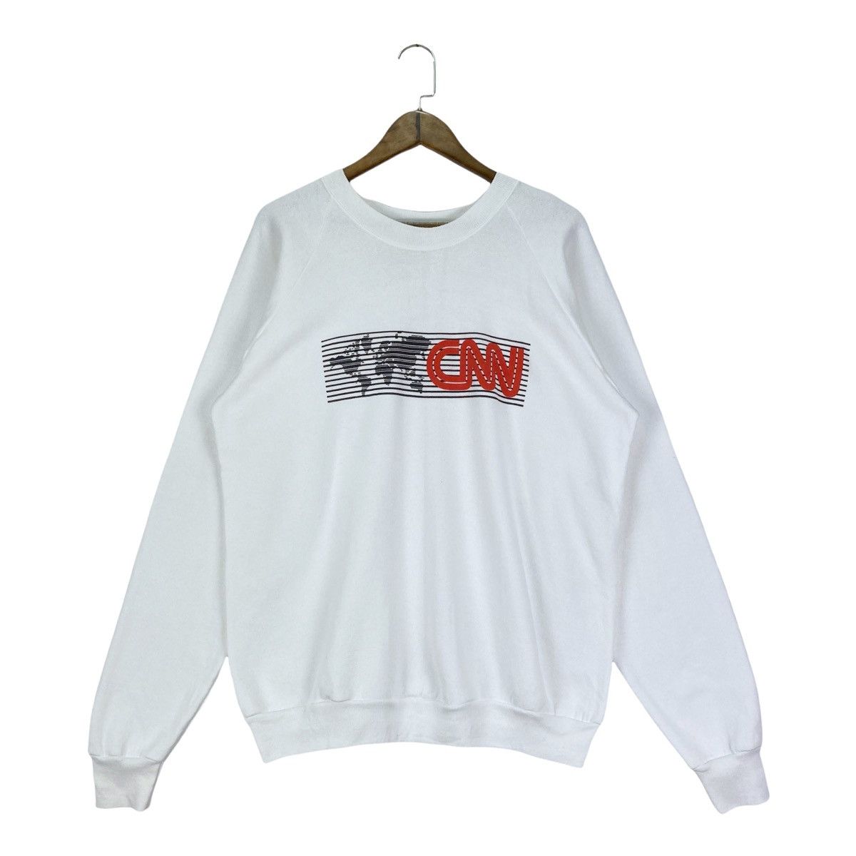 Vintage 80s CNN Cable News Network Sweatshirt