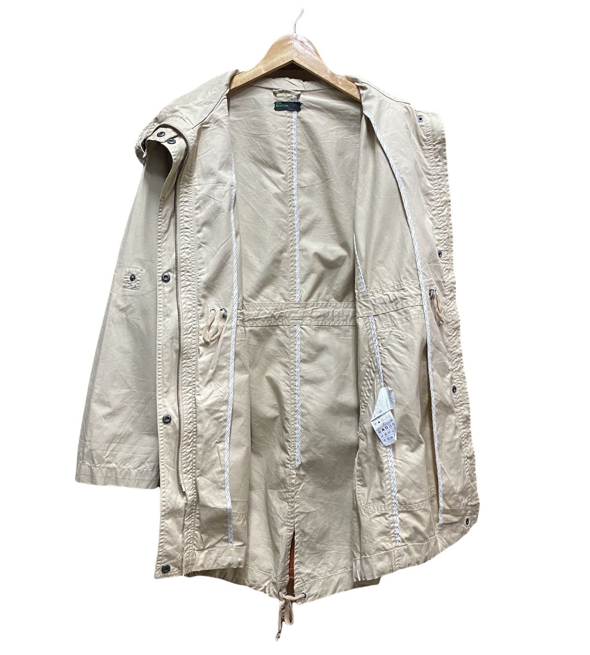 Benetton × United Colors Of Benetton BENETTON Long Jacket Parka Size US L / EU 52-54 / 3 - 9 Thumbnail
