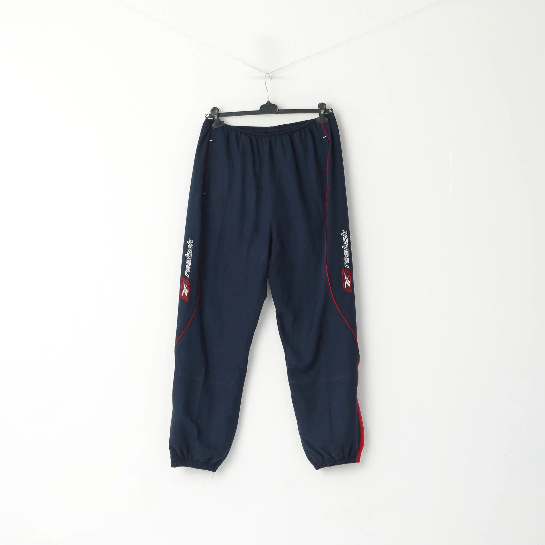 Reebok × Vintage Reebok Men XL Sweapants Navy Sport Retro Pants 6737 Size US 38 / EU 54 - 1 Thumbnail
