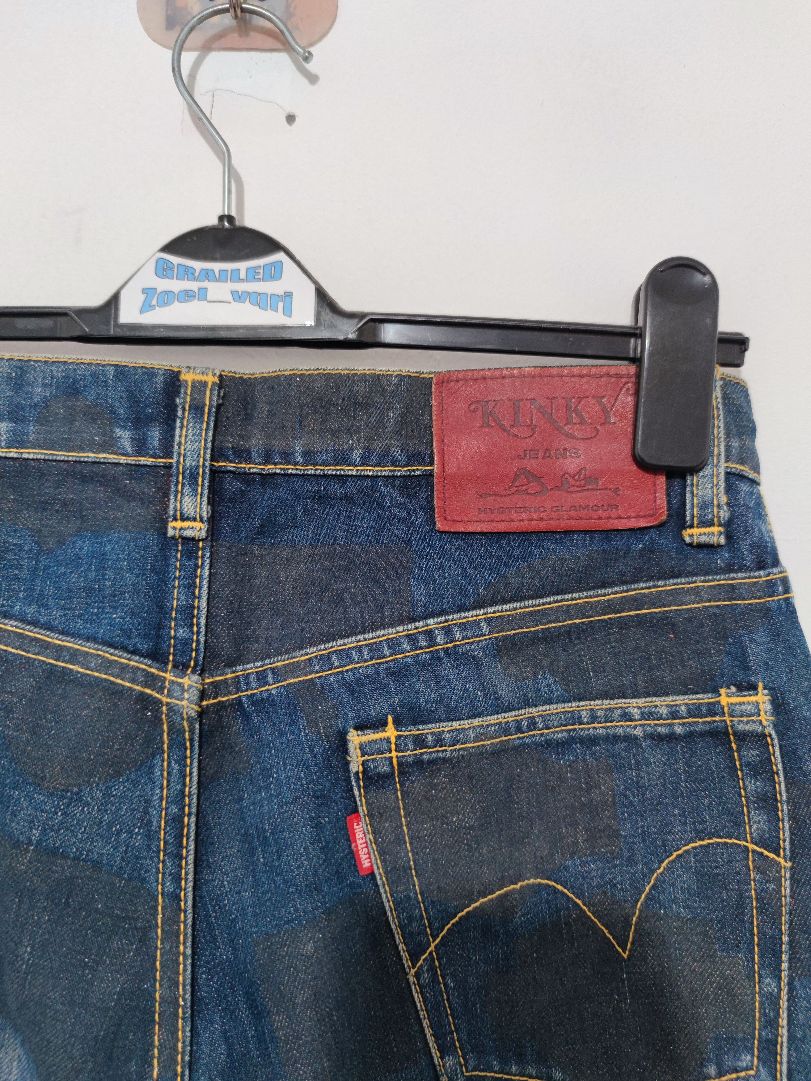 Hysteric Glamour Vintage Hysteric Glamour Glitter Printed Jeans Size US 29 - 4 Thumbnail