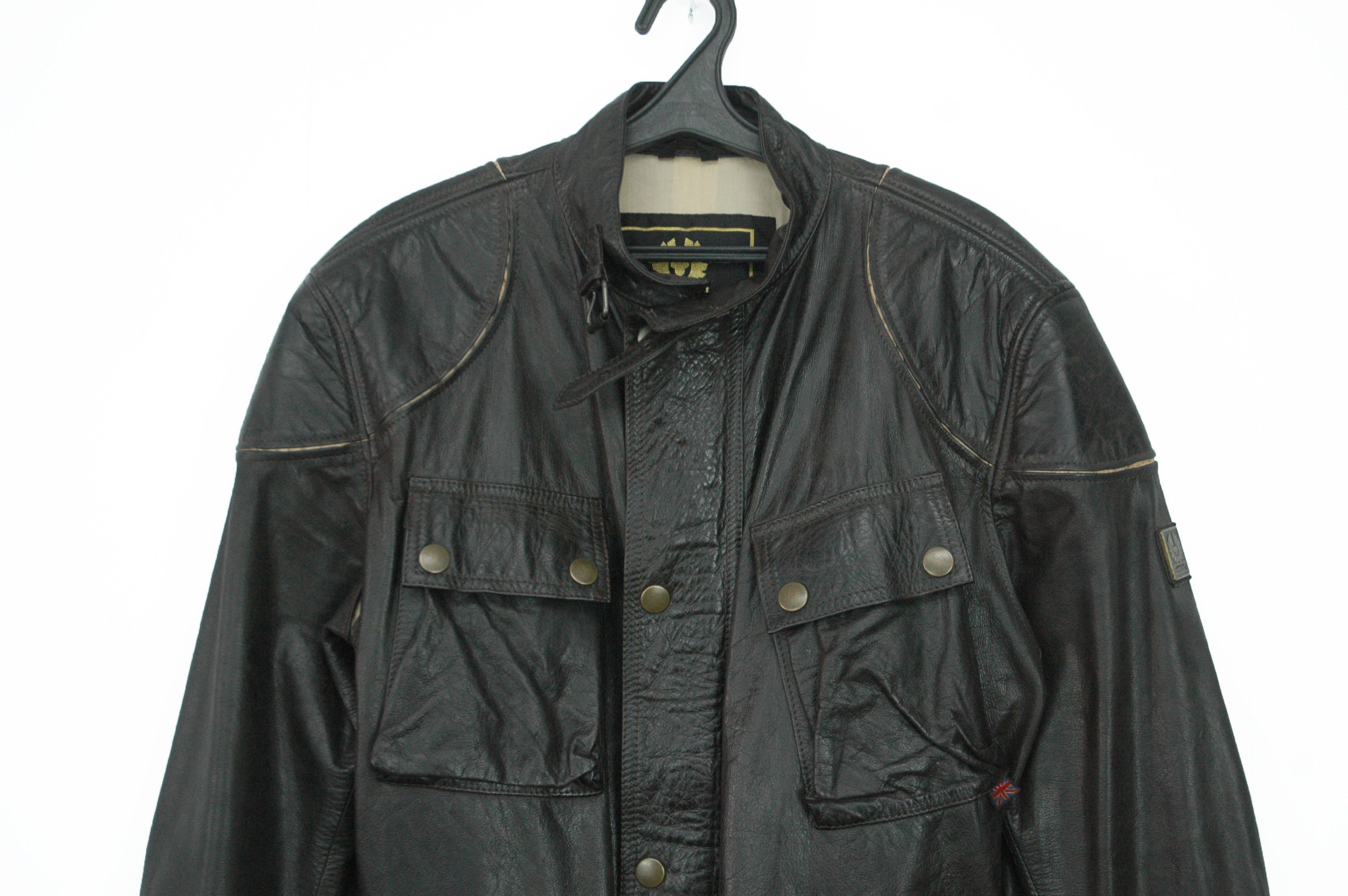 Belstaff Vintage BELSTAFF Trialmaster Leather Motorcycles Jacket Size US XXL / EU 58 / 5 - 4 Thumbnail