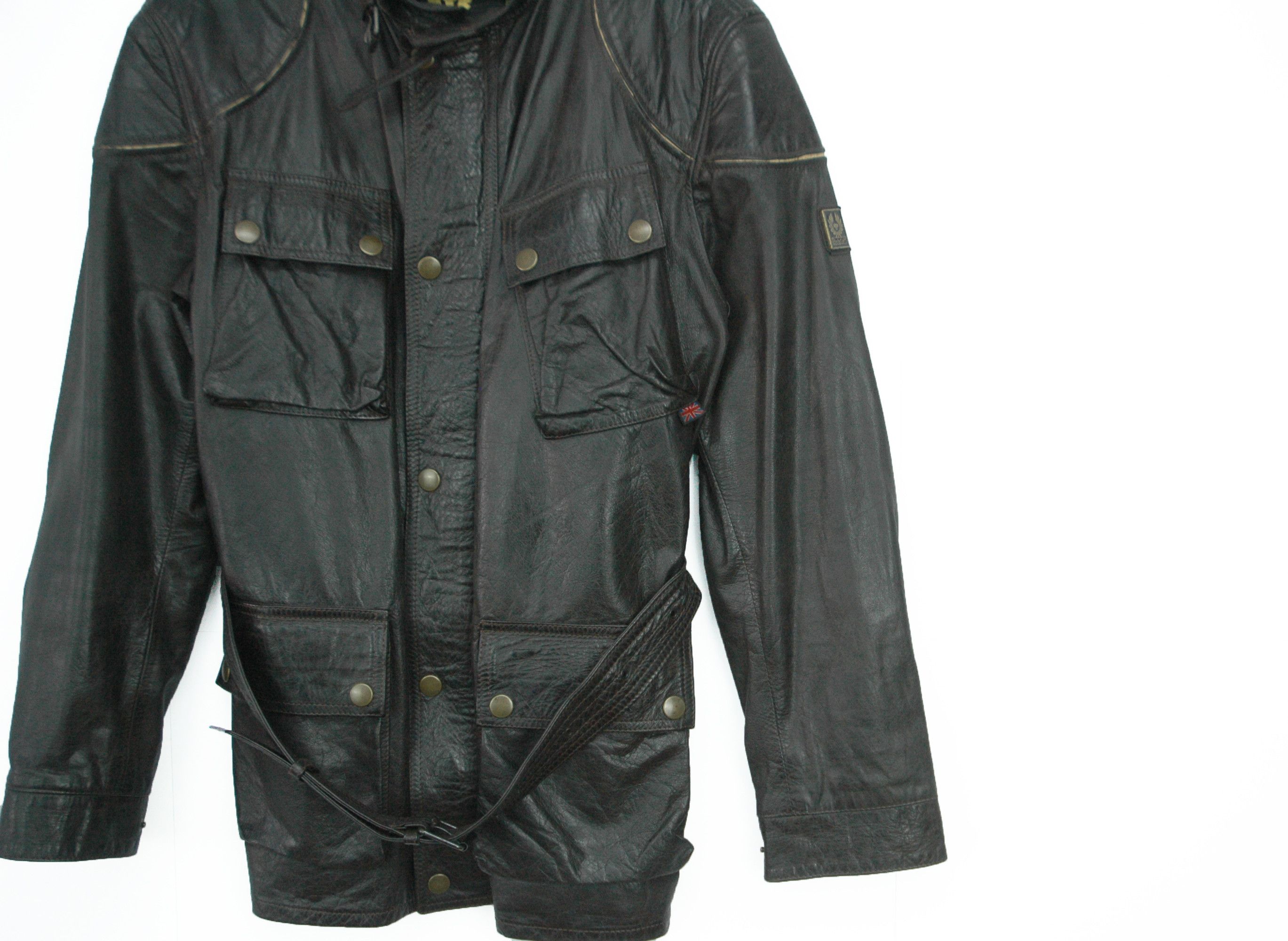 Belstaff Vintage BELSTAFF Trialmaster Leather Motorcycles Jacket Size US XXL / EU 58 / 5 - 3 Thumbnail