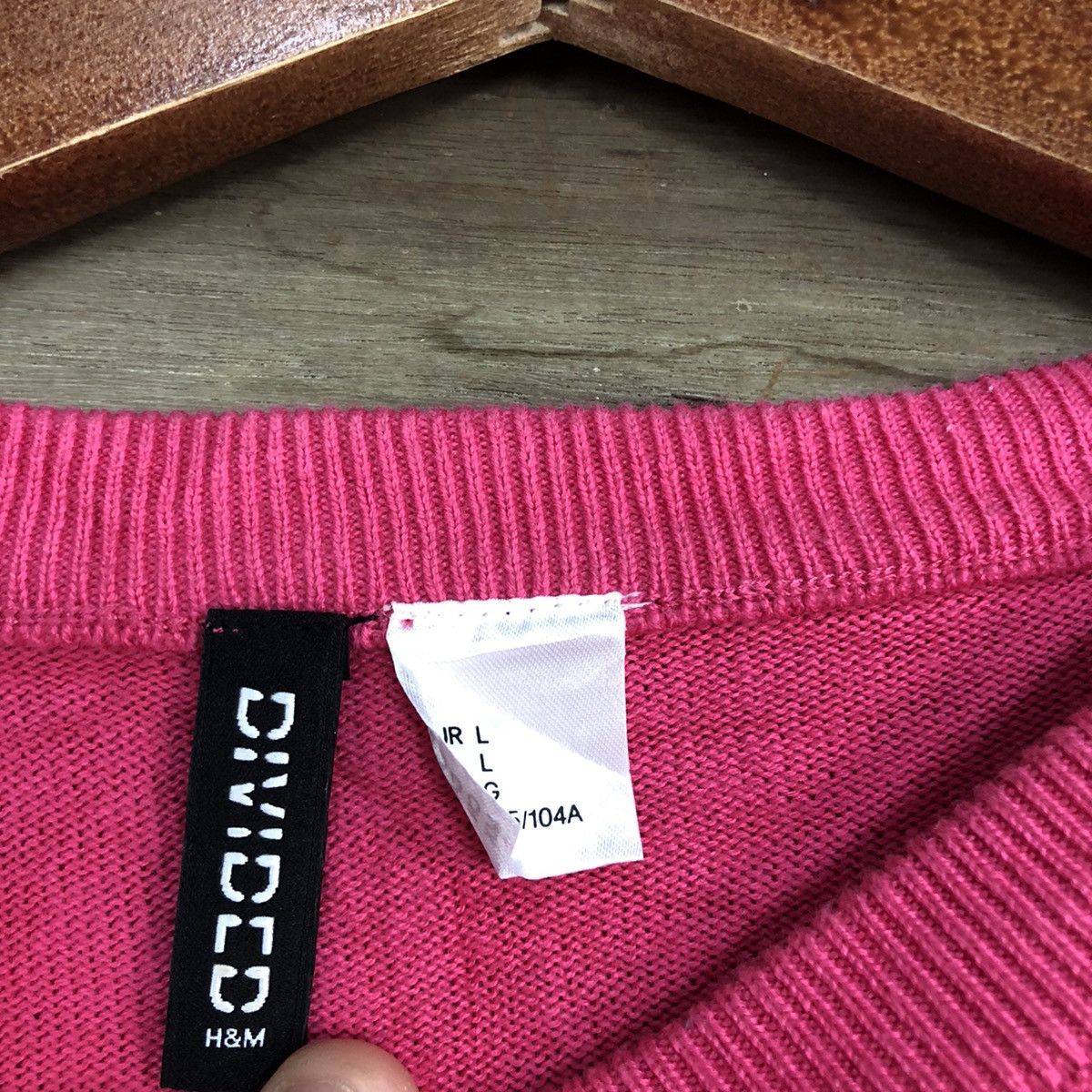 Homespun Knitwear DLL H&M Pink streetwear sweatshirt Knitwear #c687 Size US L / EU 52-54 / 3 - 10 Thumbnail