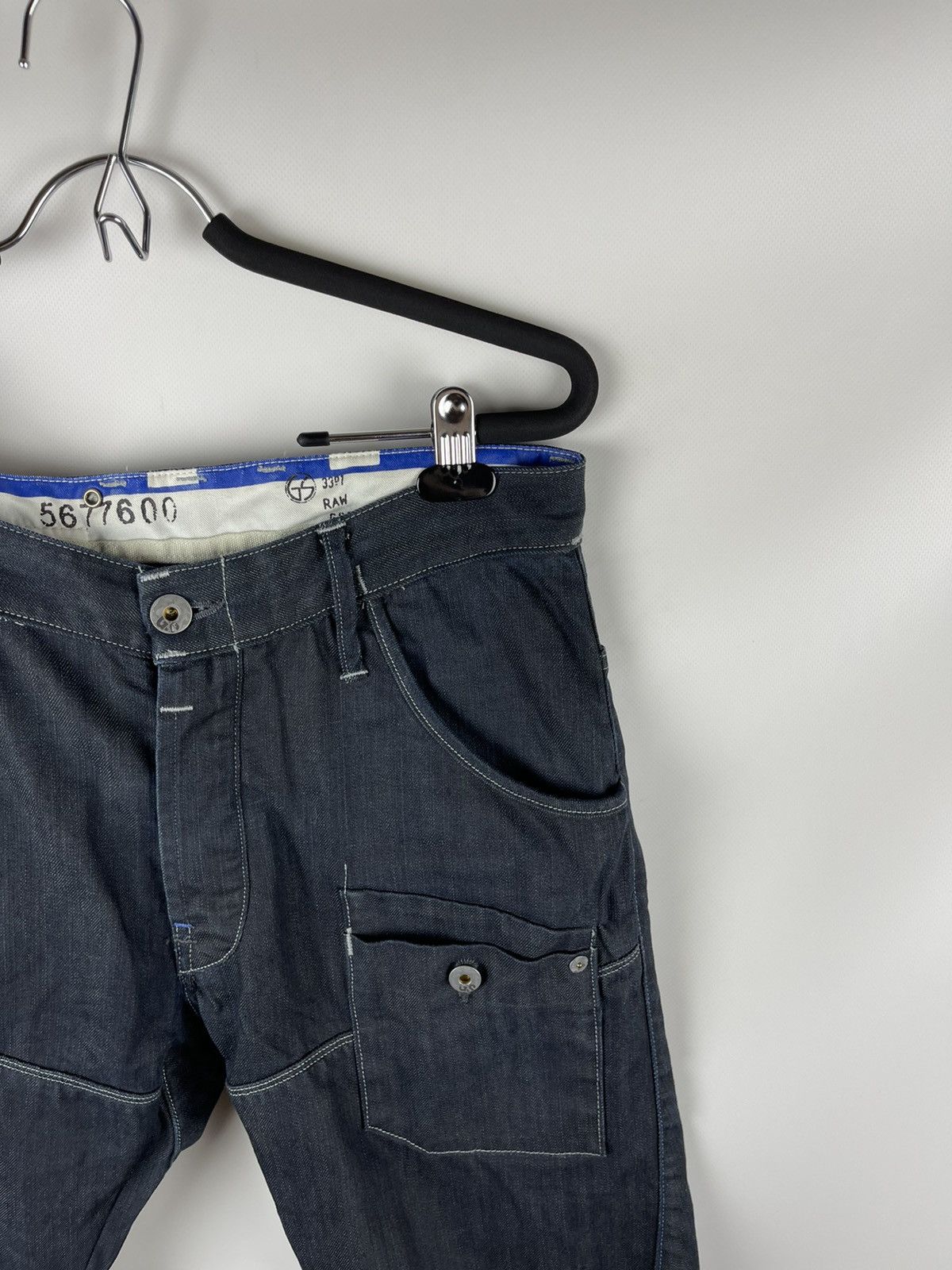 G-Star G-Star Raw 3301 Steel Loose tapered denim jeans pants Size US 31 - 4 Thumbnail