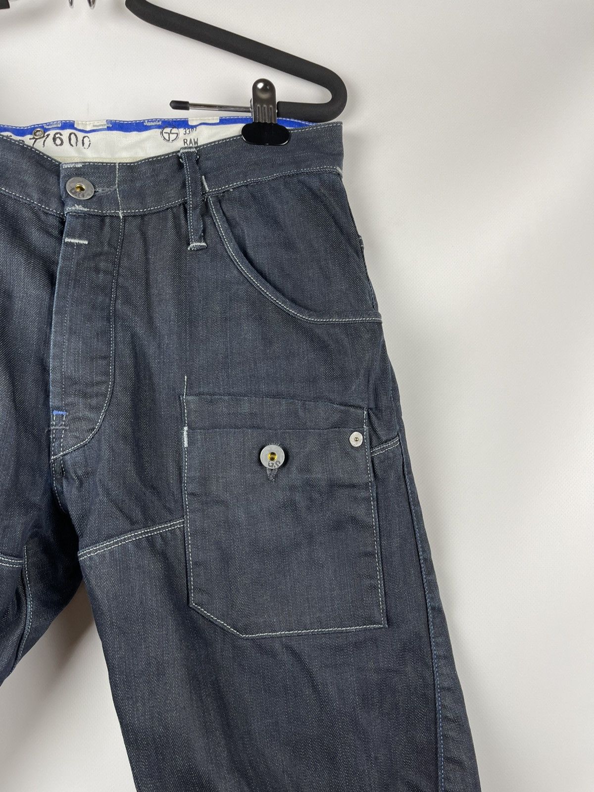 G-Star G-Star Raw 3301 Steel Loose tapered denim jeans pants Size US 31 - 6 Thumbnail