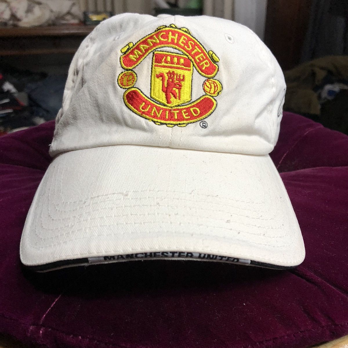 Vintage Vintage Manchester United Cap Size ONE SIZE - 6 Thumbnail