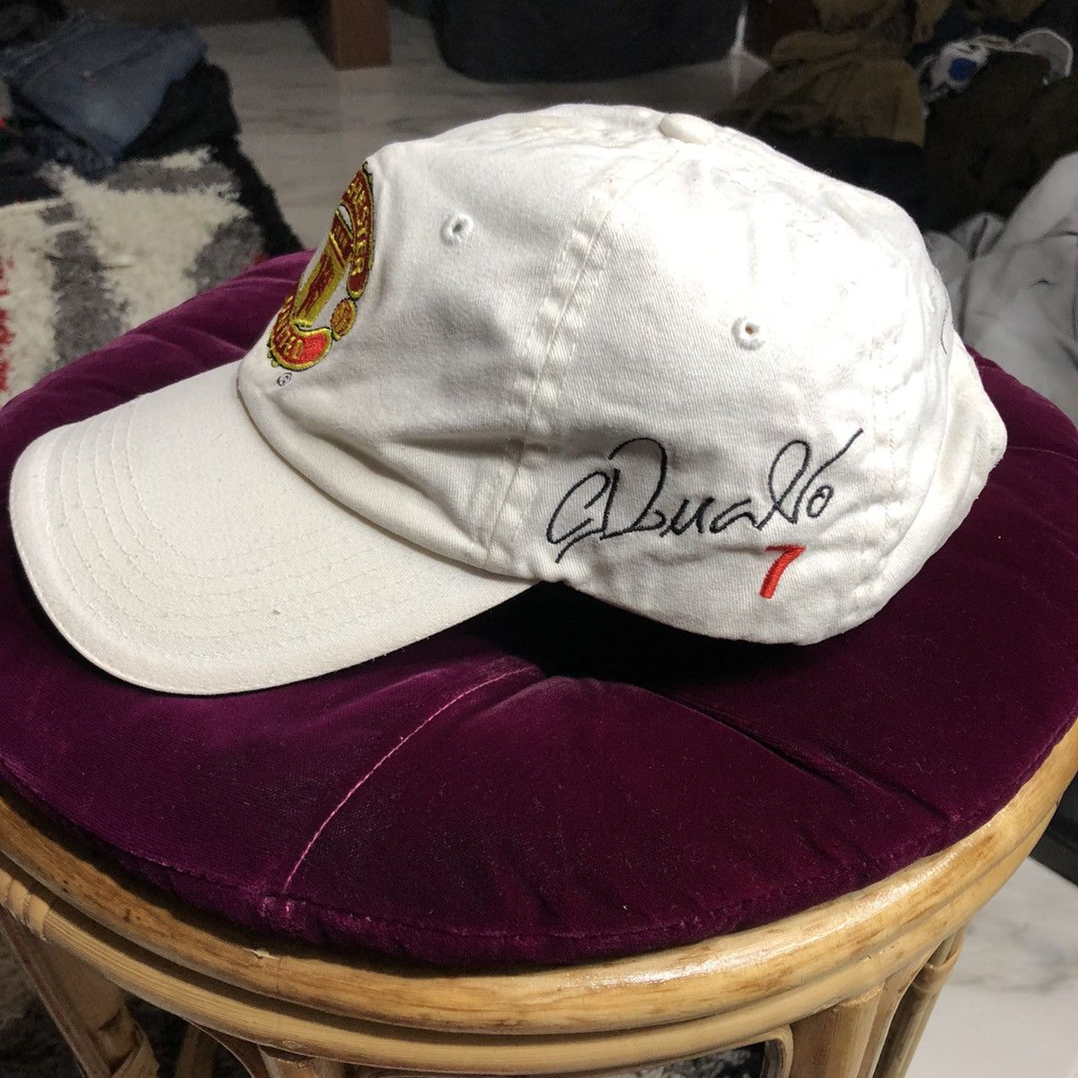 Vintage Vintage Manchester United Cap Size ONE SIZE - 2 Thumbnail