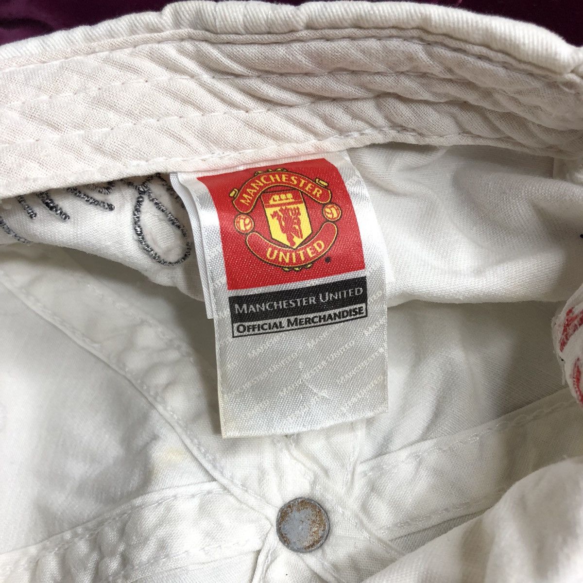 Vintage Vintage Manchester United Cap Size ONE SIZE - 7 Thumbnail