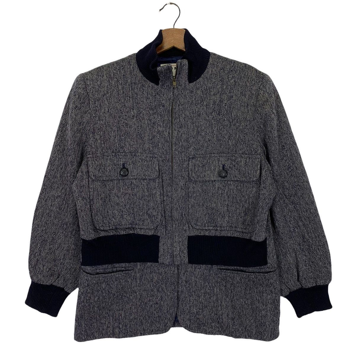 Japanese Brand Vintage Mondrian. Italy Tweed Jacket Size US M / EU 48-50 / 2 - 1 Thumbnail
