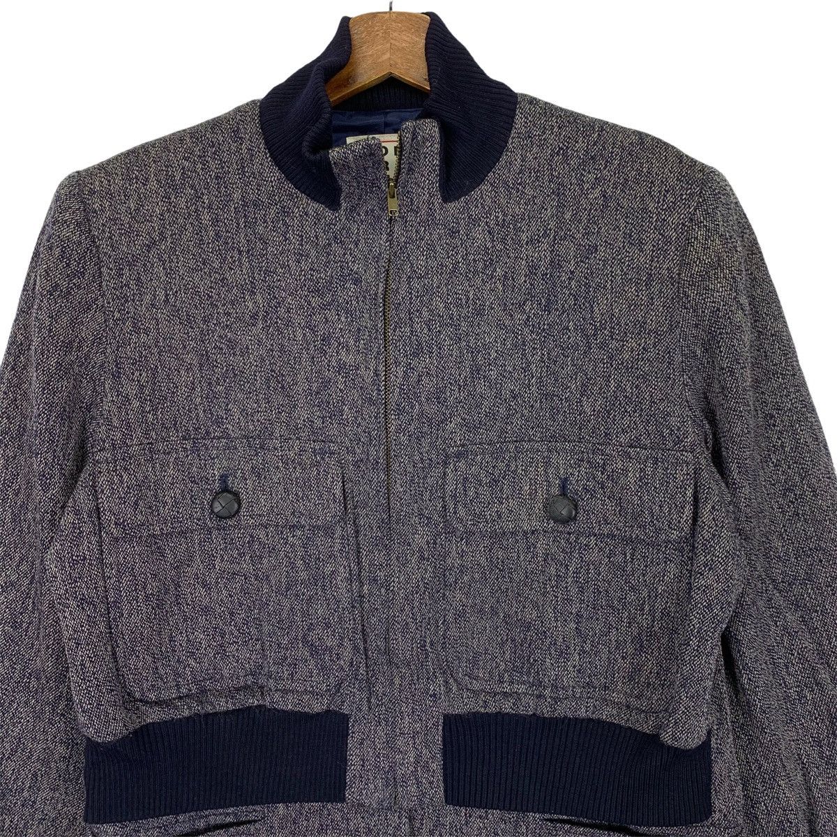 Japanese Brand Vintage Mondrian. Italy Tweed Jacket Size US M / EU 48-50 / 2 - 2 Thumbnail