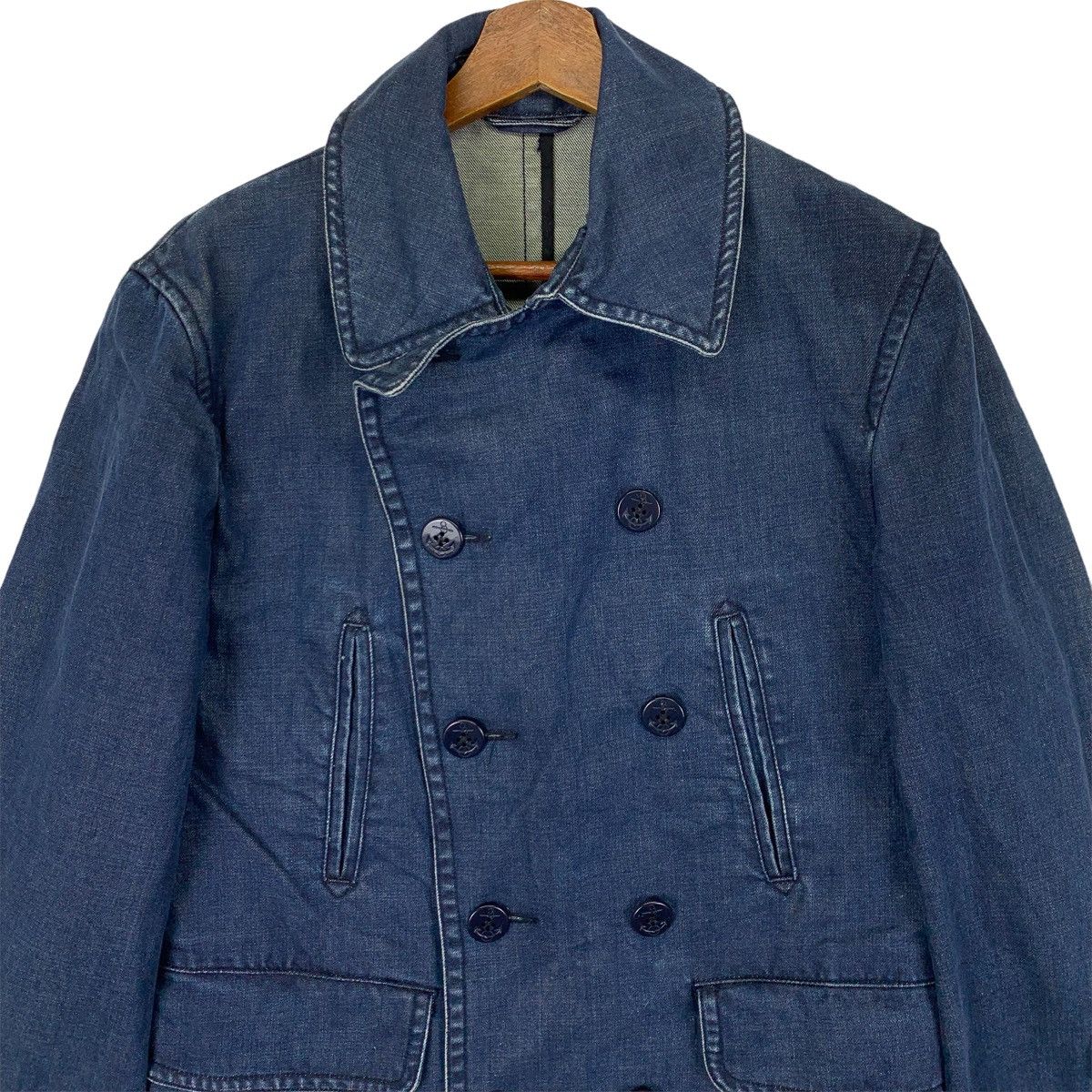 Vintage Vintage Kent Ave ISM Denim Jacket Size US L / EU 52-54 / 3 - 2 Thumbnail