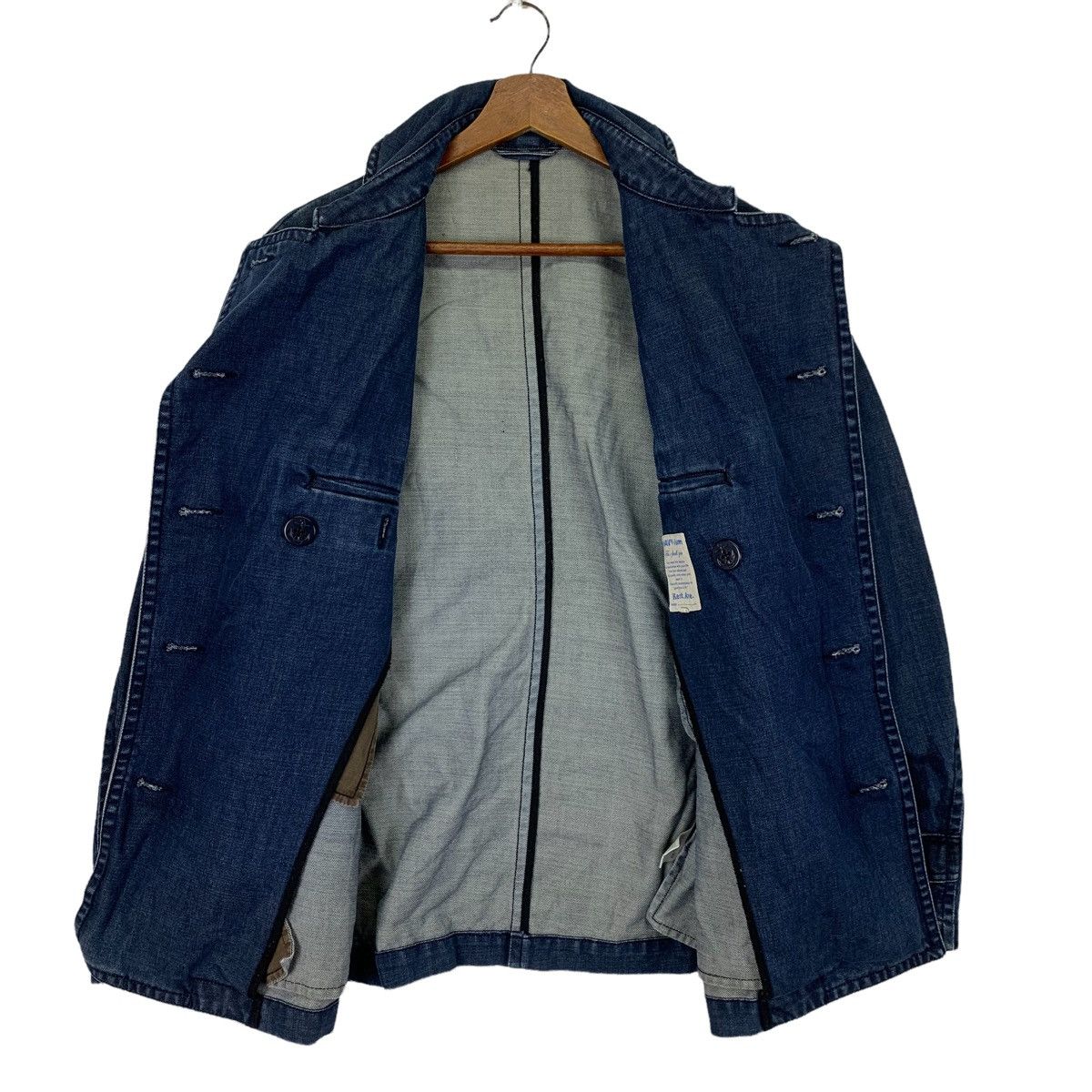 Vintage Vintage Kent Ave ISM Denim Jacket Size US L / EU 52-54 / 3 - 5 Thumbnail