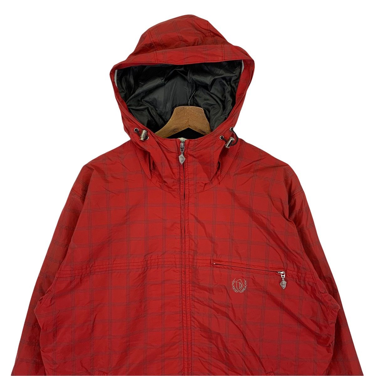 Vintage Vintage D Ski Hoodie Designer Windbreaker Zipper Jacket Size US XL / EU 56 / 4 - 2 Thumbnail