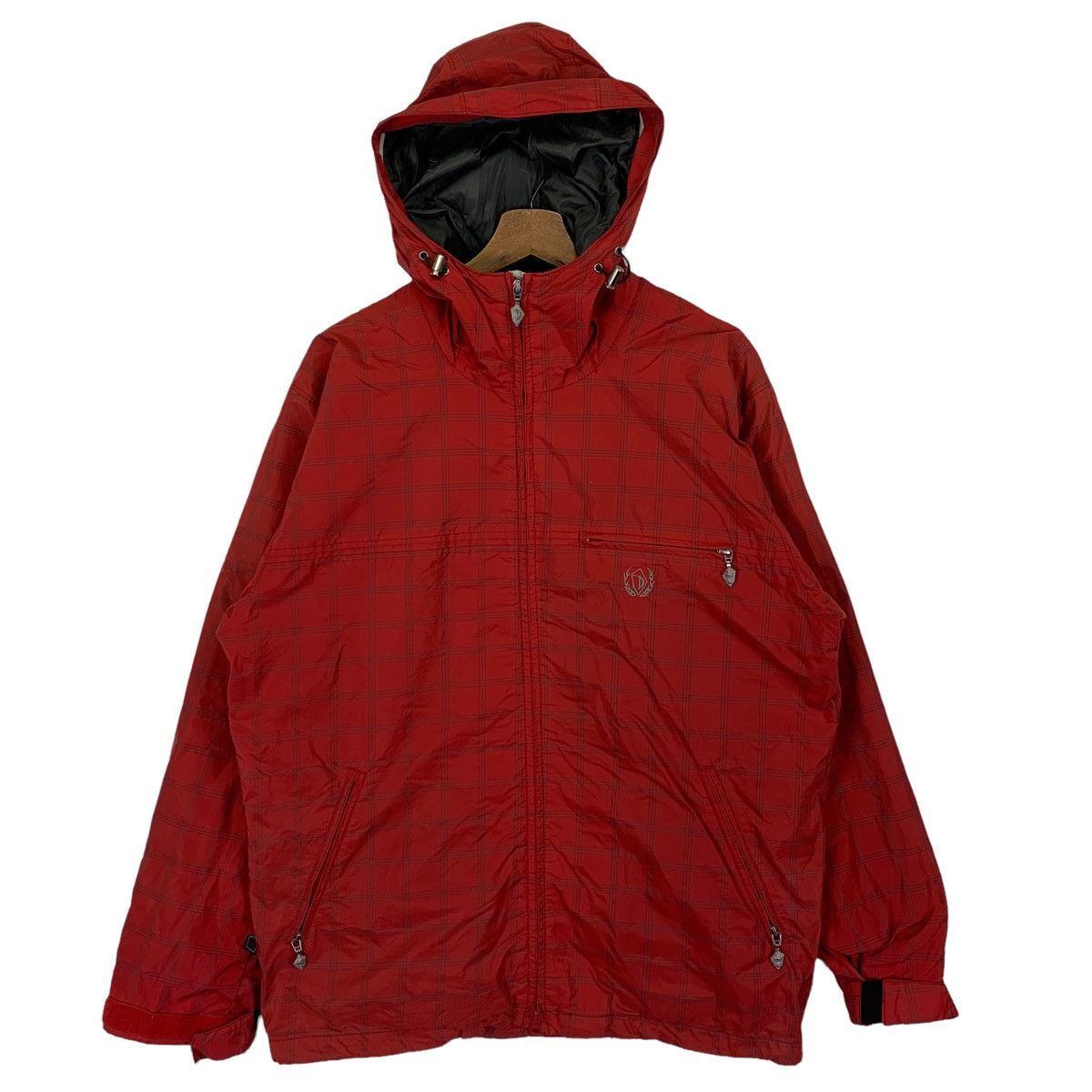 Vintage Vintage D Ski Hoodie Designer Windbreaker Zipper Jacket Size US XL / EU 56 / 4 - 1 Thumbnail